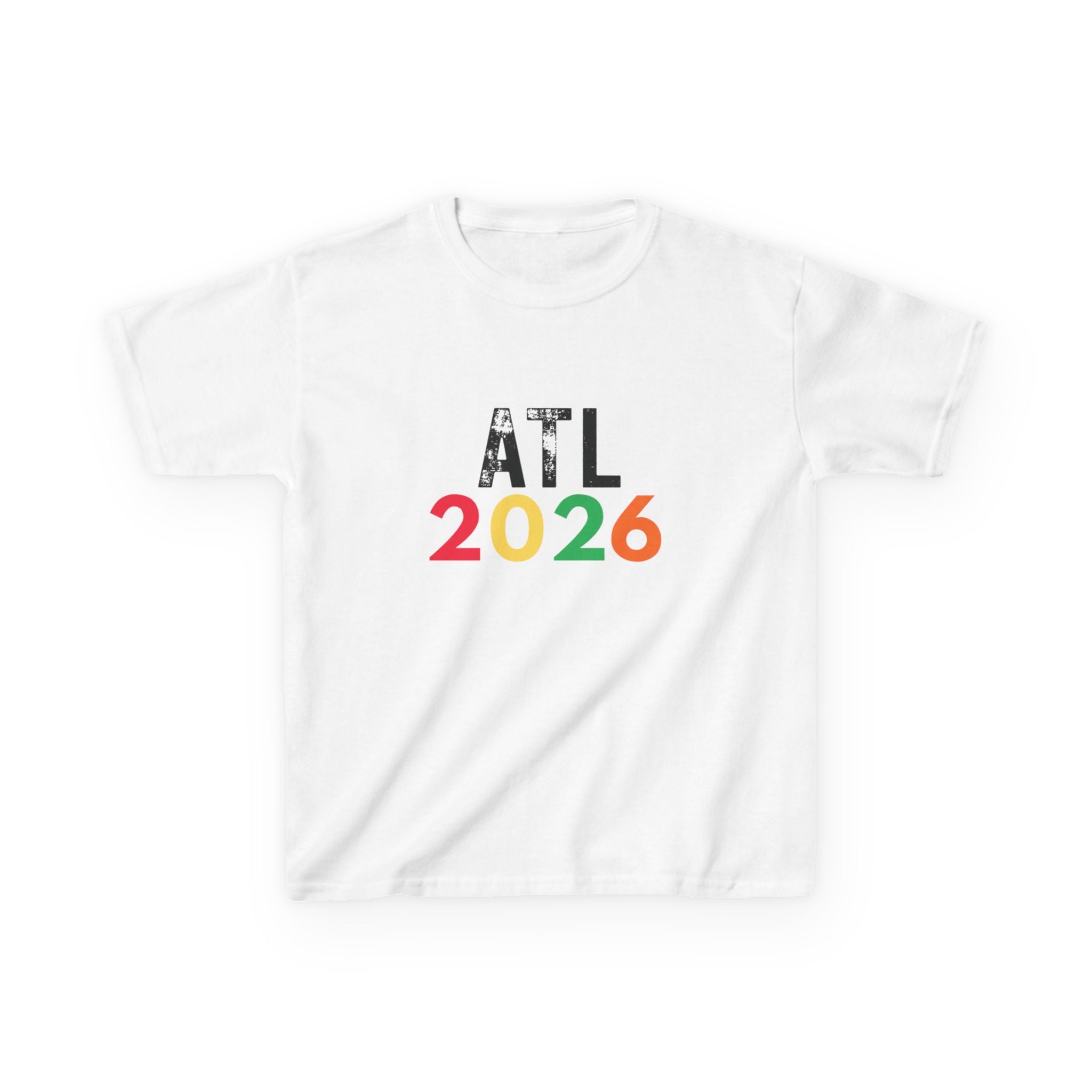 ATL 2026 Kids T‑Shirt – Colorful Atlanta Souvenir Tee