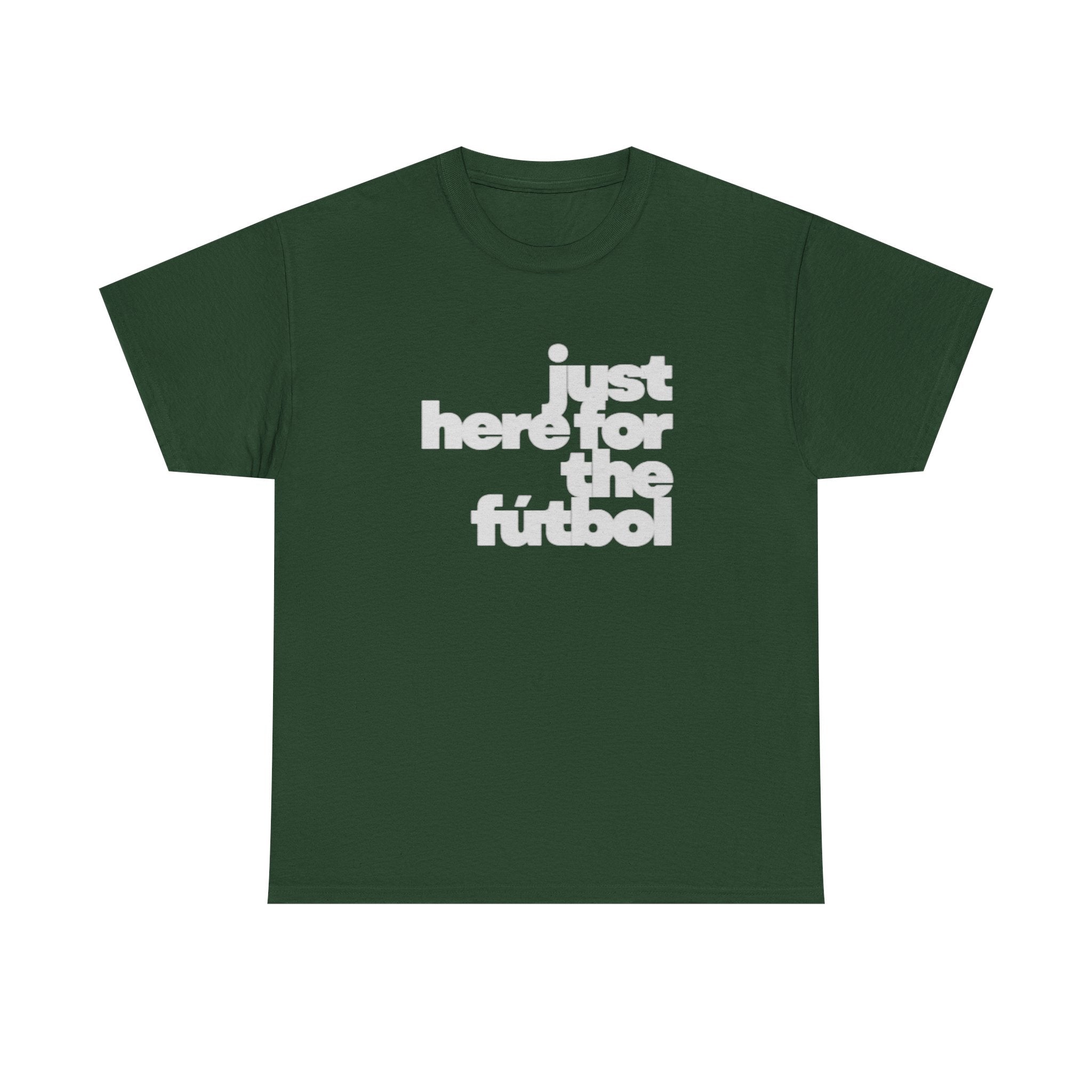 Houston 2026 Soccer Tee — "Just Here for the Futbol" Fan T‑Shirt