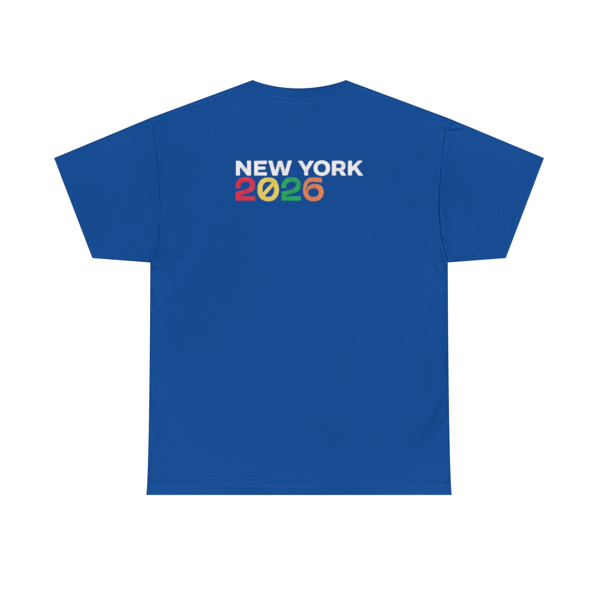 T-Shirt — "just here for the futbol" New York 2026 Soccer Fan Tee