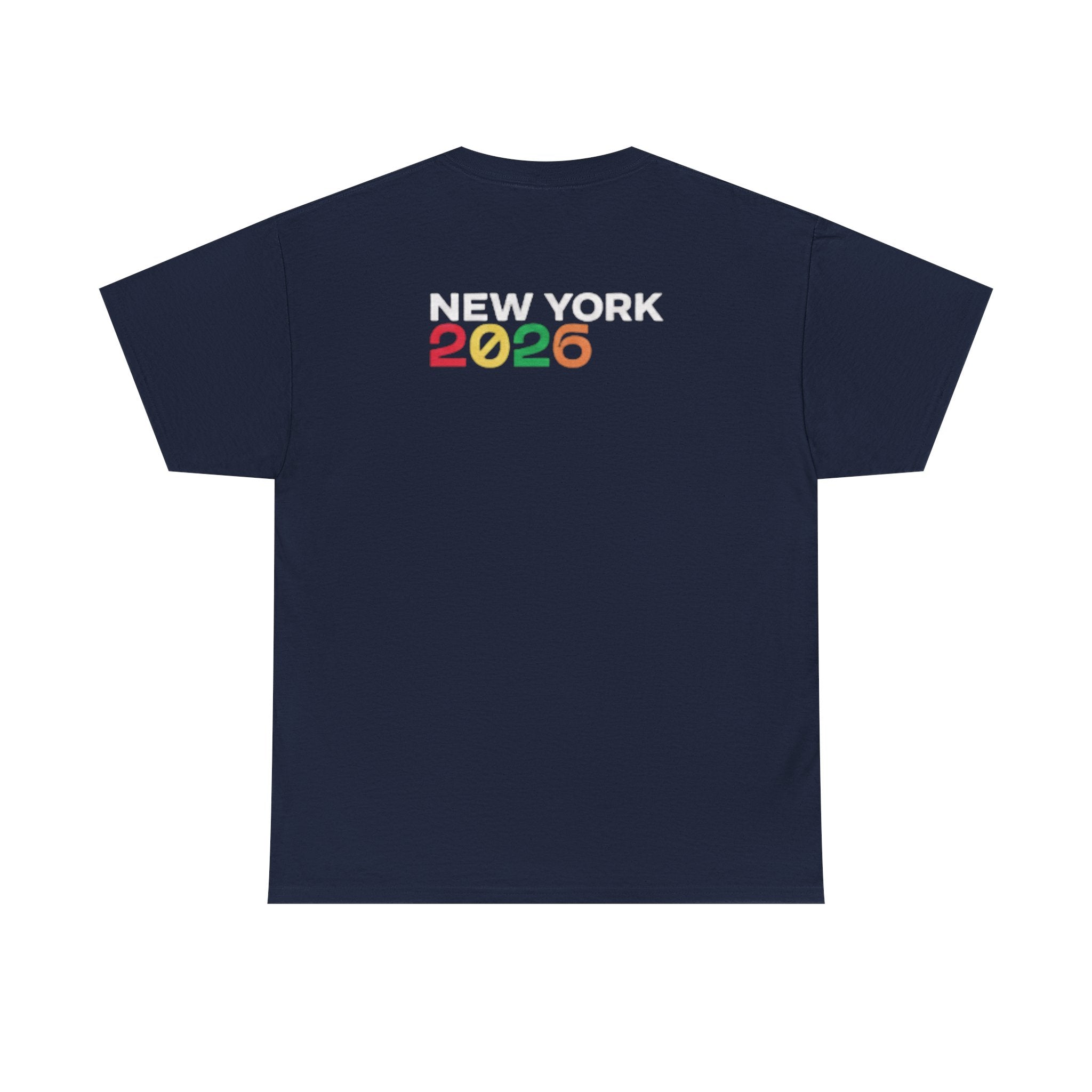 T-Shirt — "just here for the futbol" New York 2026 Soccer Fan Tee