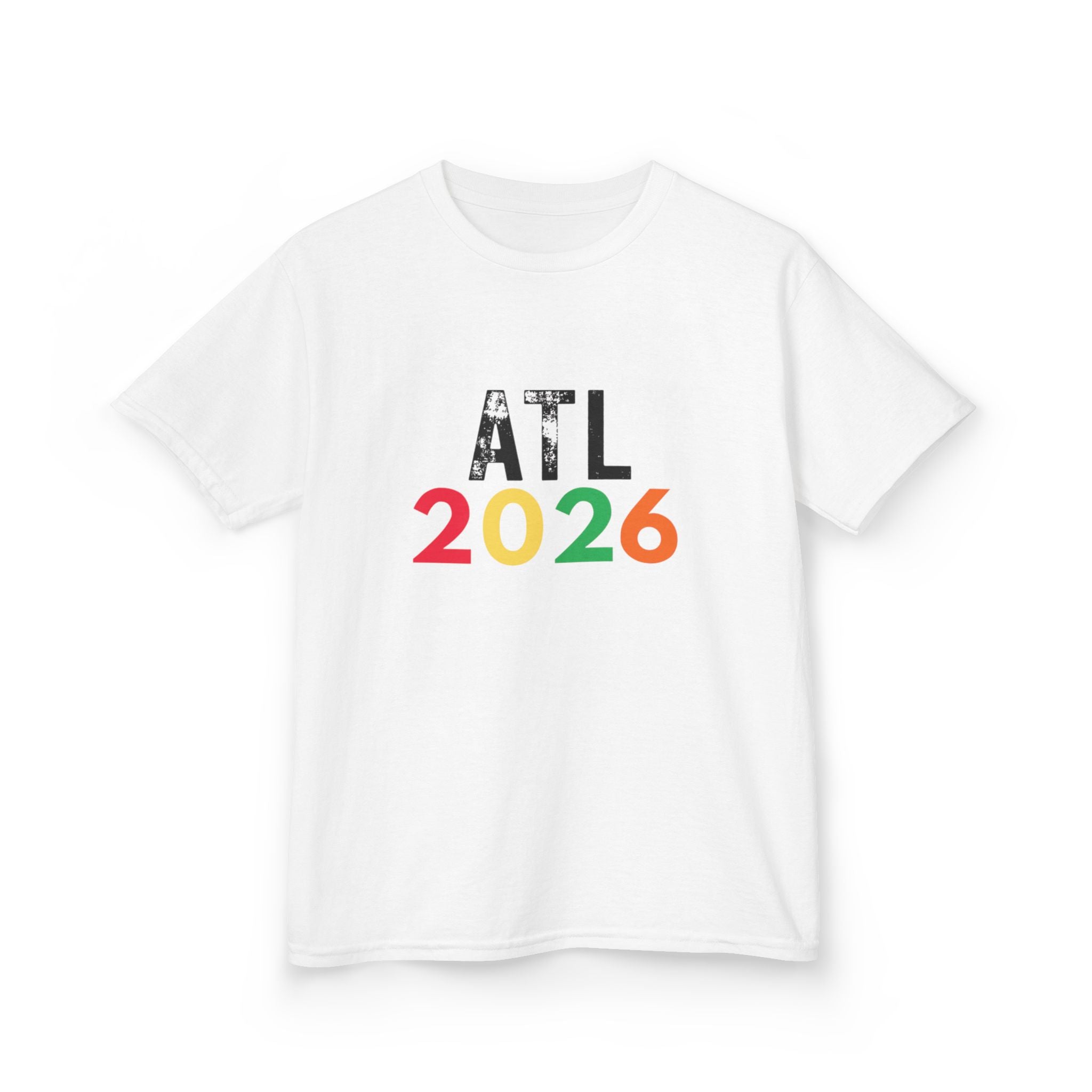 ATL 2026 Kids T‑Shirt – Colorful Atlanta Souvenir Tee