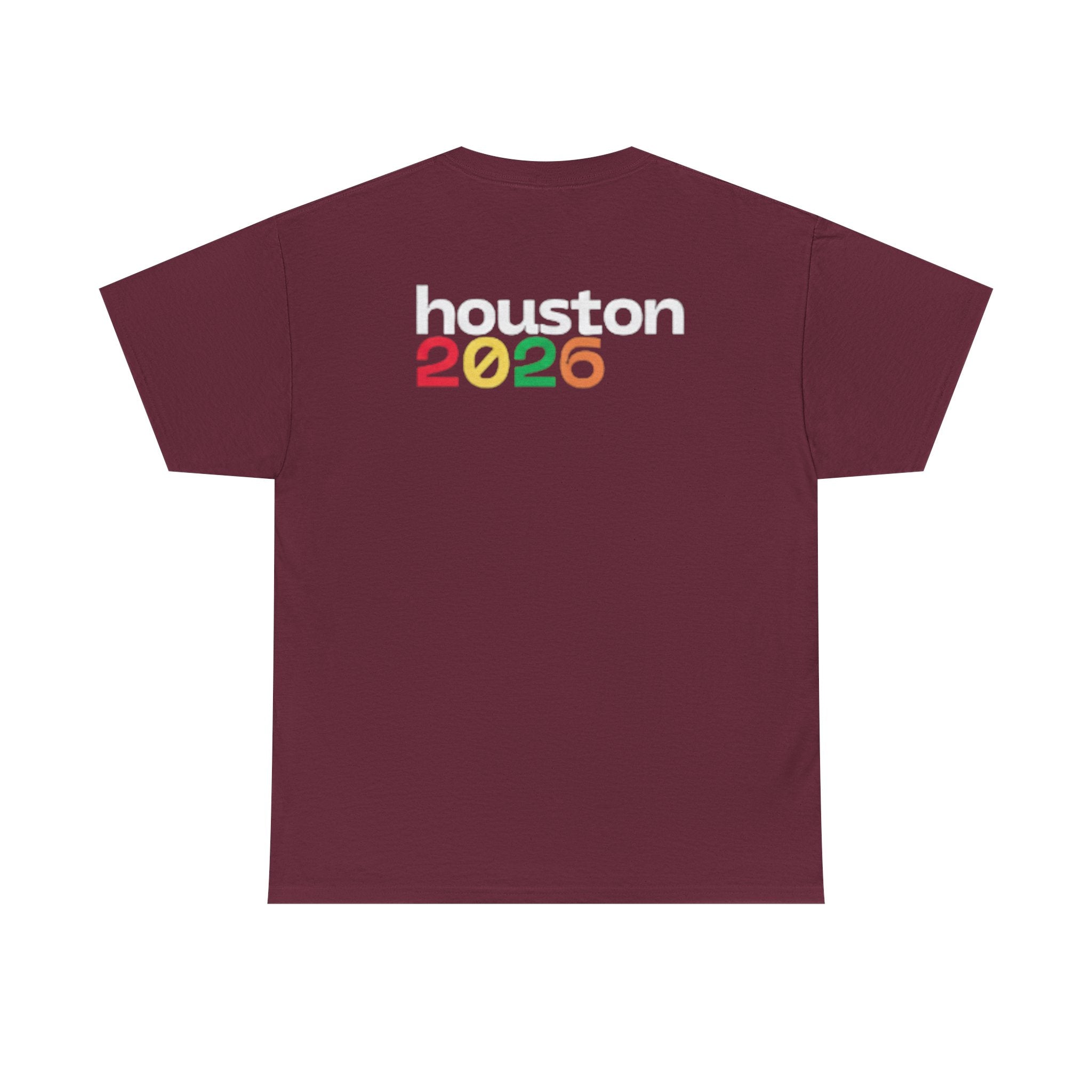 Houston 2026 Soccer Tee — "Just Here for the Futbol" Fan T‑Shirt