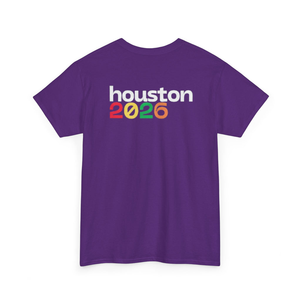 Houston 2026 Soccer Tee — "Just Here for the Futbol" Fan T‑Shirt