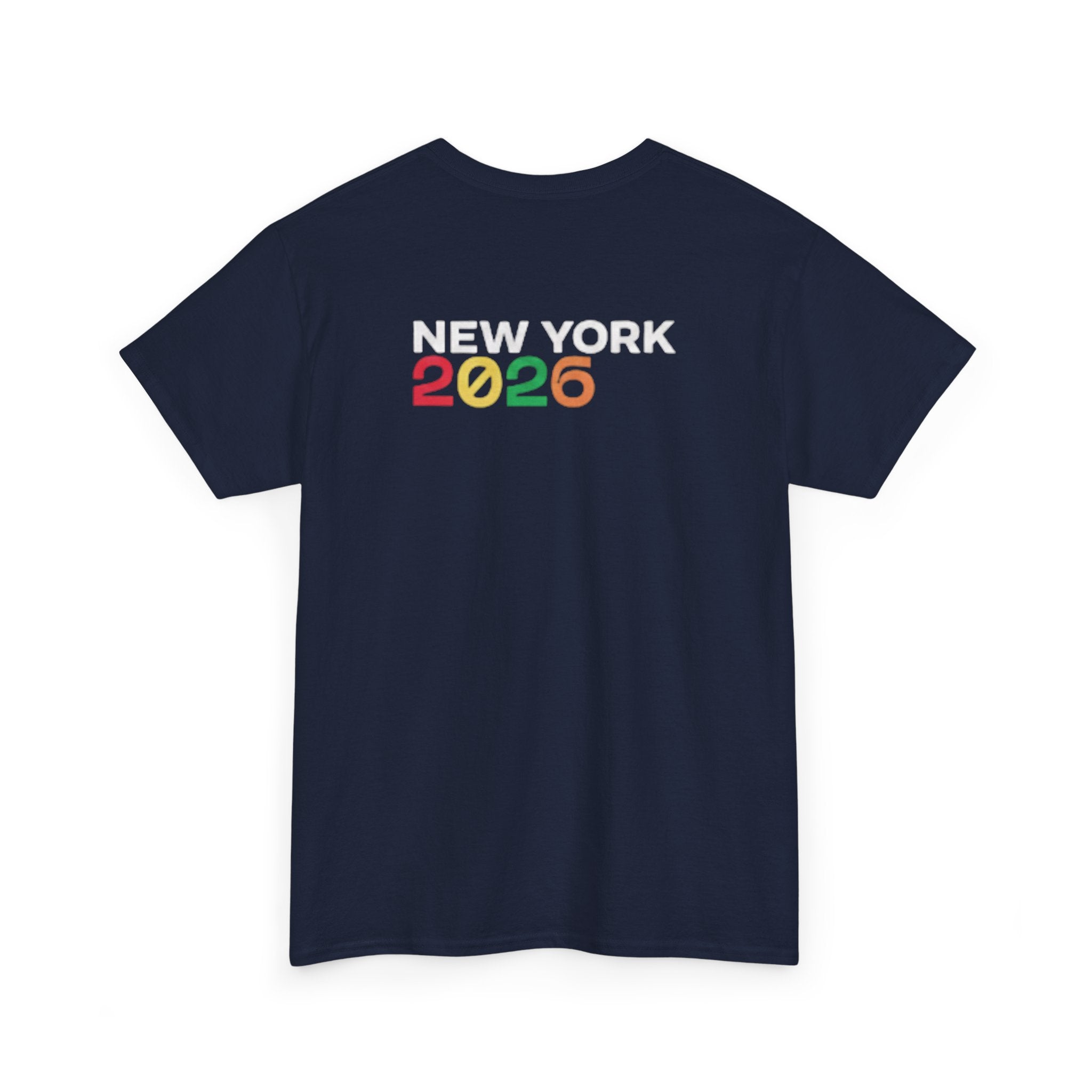 T-Shirt — "just here for the futbol" New York 2026 Soccer Fan Tee