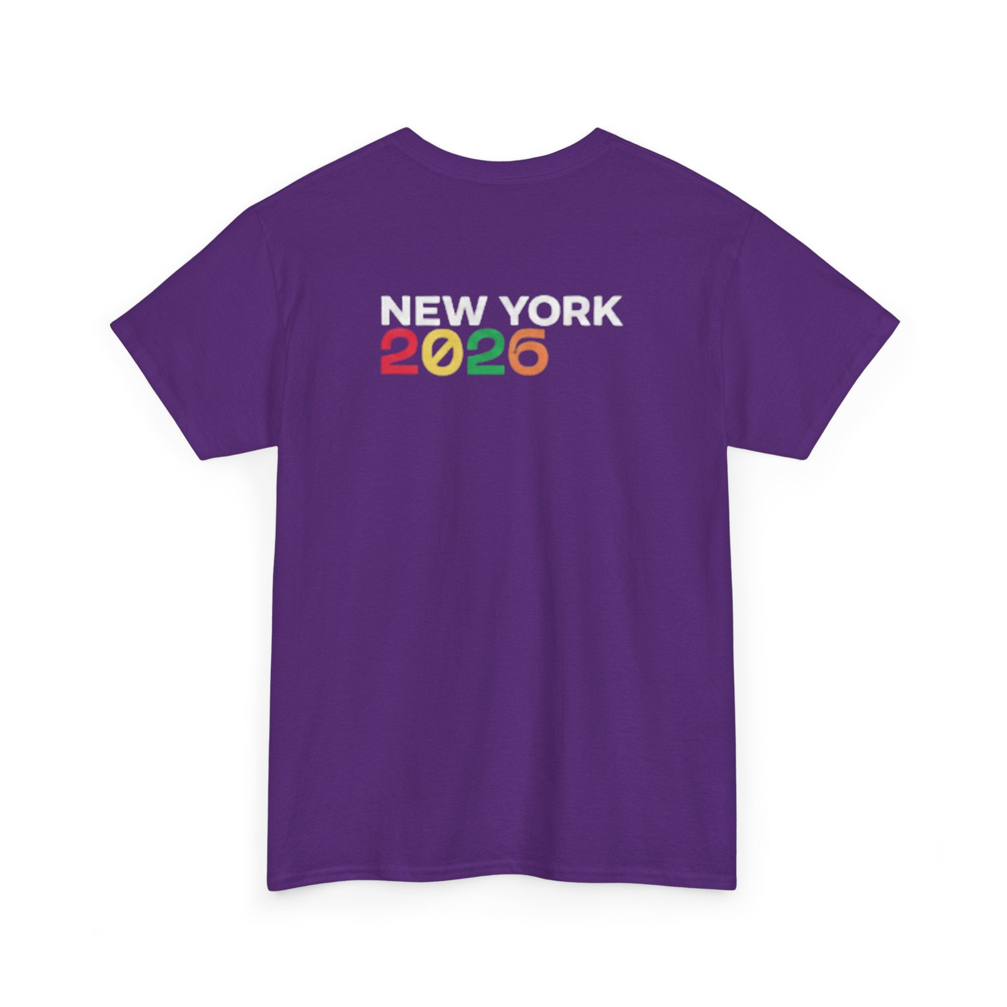 T-Shirt — "just here for the futbol" New York 2026 Soccer Fan Tee