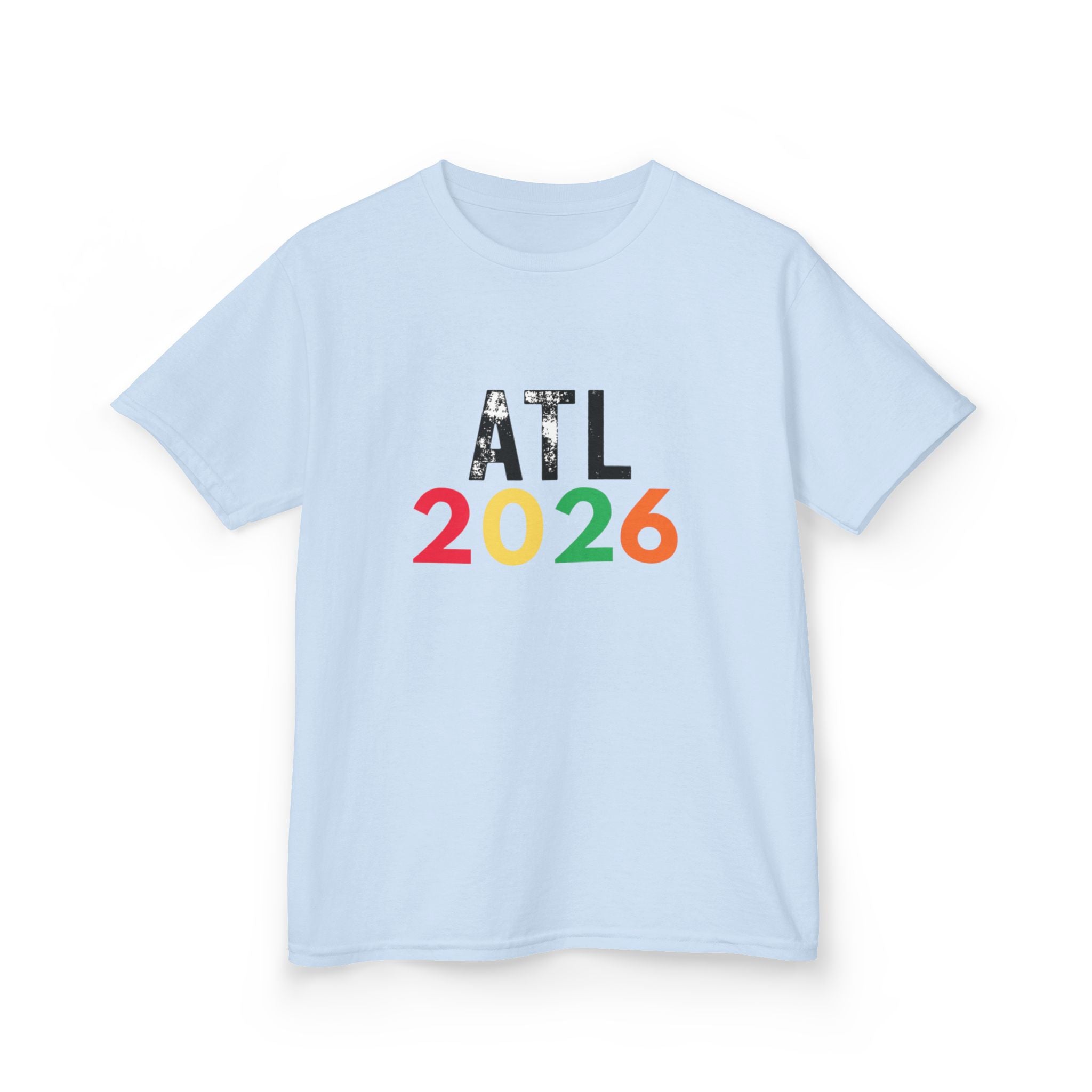 ATL 2026 Kids T‑Shirt – Colorful Atlanta Souvenir Tee