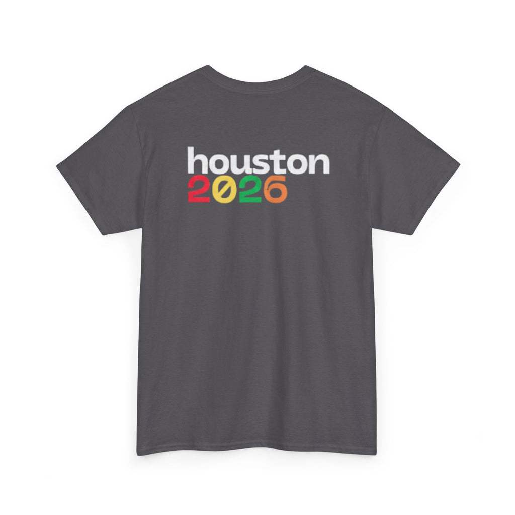 Houston 2026 Soccer Tee — "Just Here for the Futbol" Fan T‑Shirt