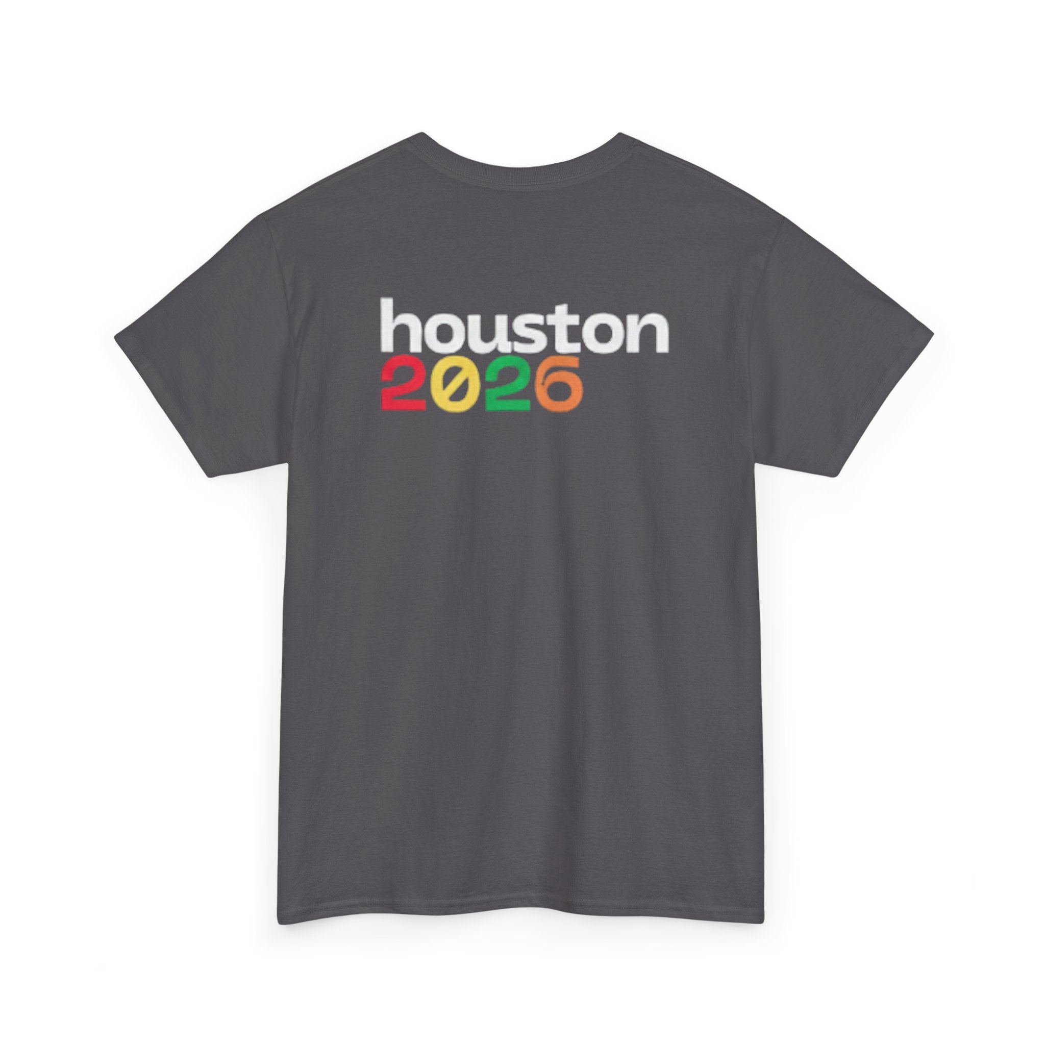 Houston 2026 Soccer Tee — "Just Here for the Futbol" Fan T‑Shirt
