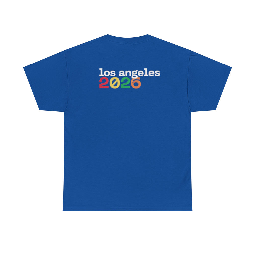 T-Shirt — "Just Here for the Fútbol" Los Angeles 2026 Soccer Fan Tee