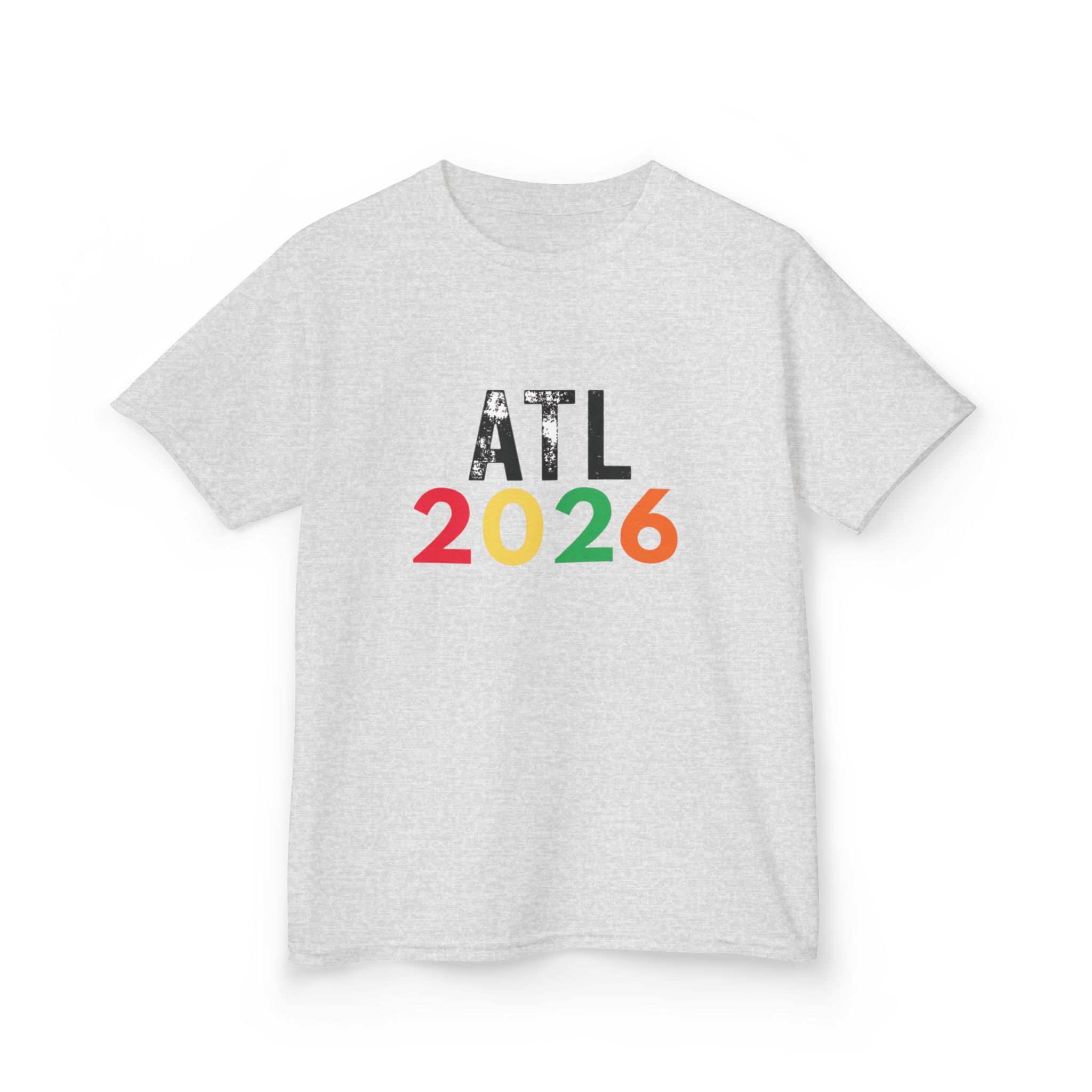 ATL 2026 Kids T‑Shirt – Colorful Atlanta Souvenir Tee