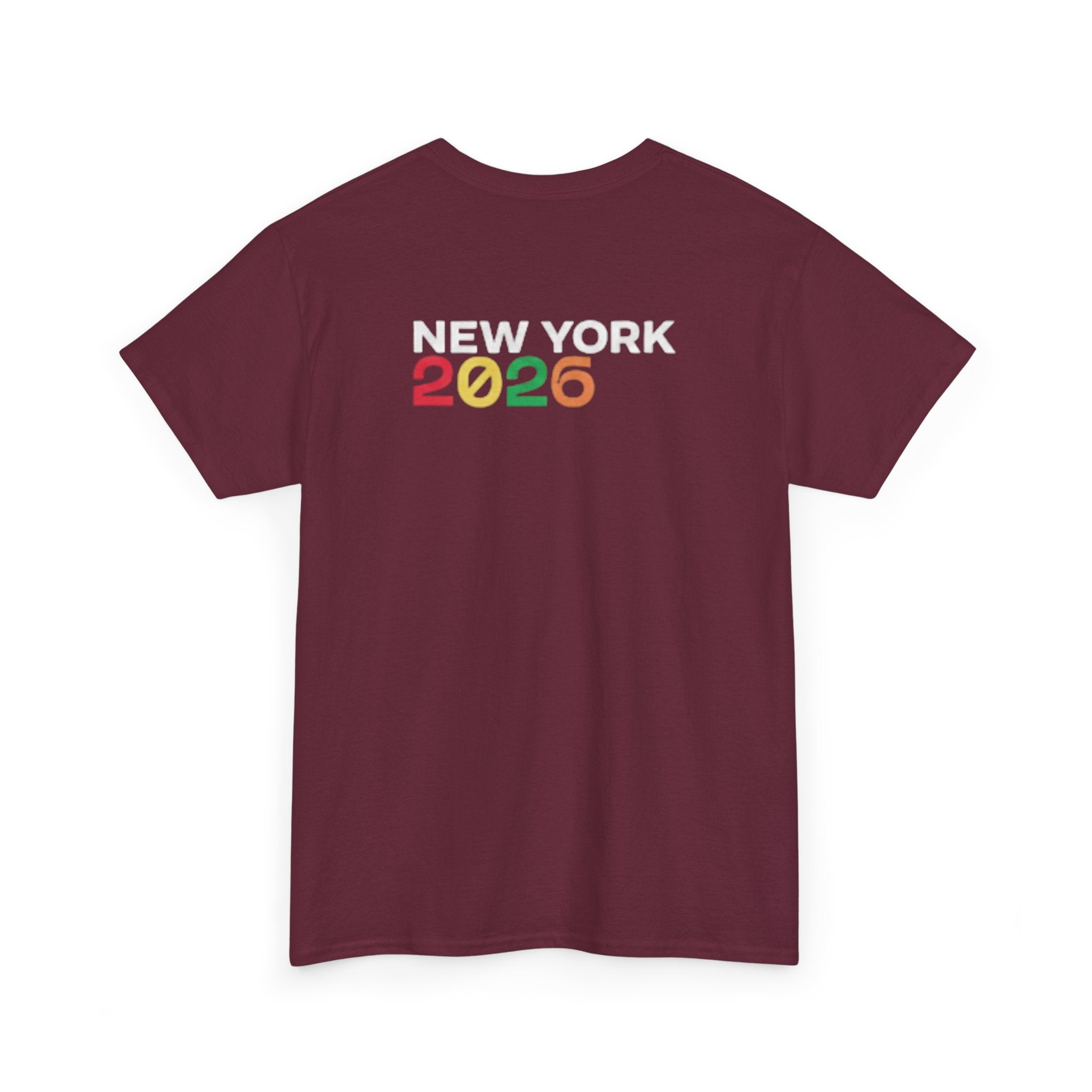 T-Shirt — "just here for the futbol" New York 2026 Soccer Fan Tee