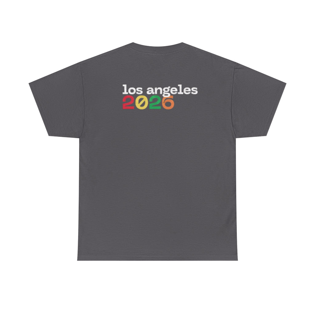 T-Shirt — "Just Here for the Fútbol" Los Angeles 2026 Soccer Fan Tee