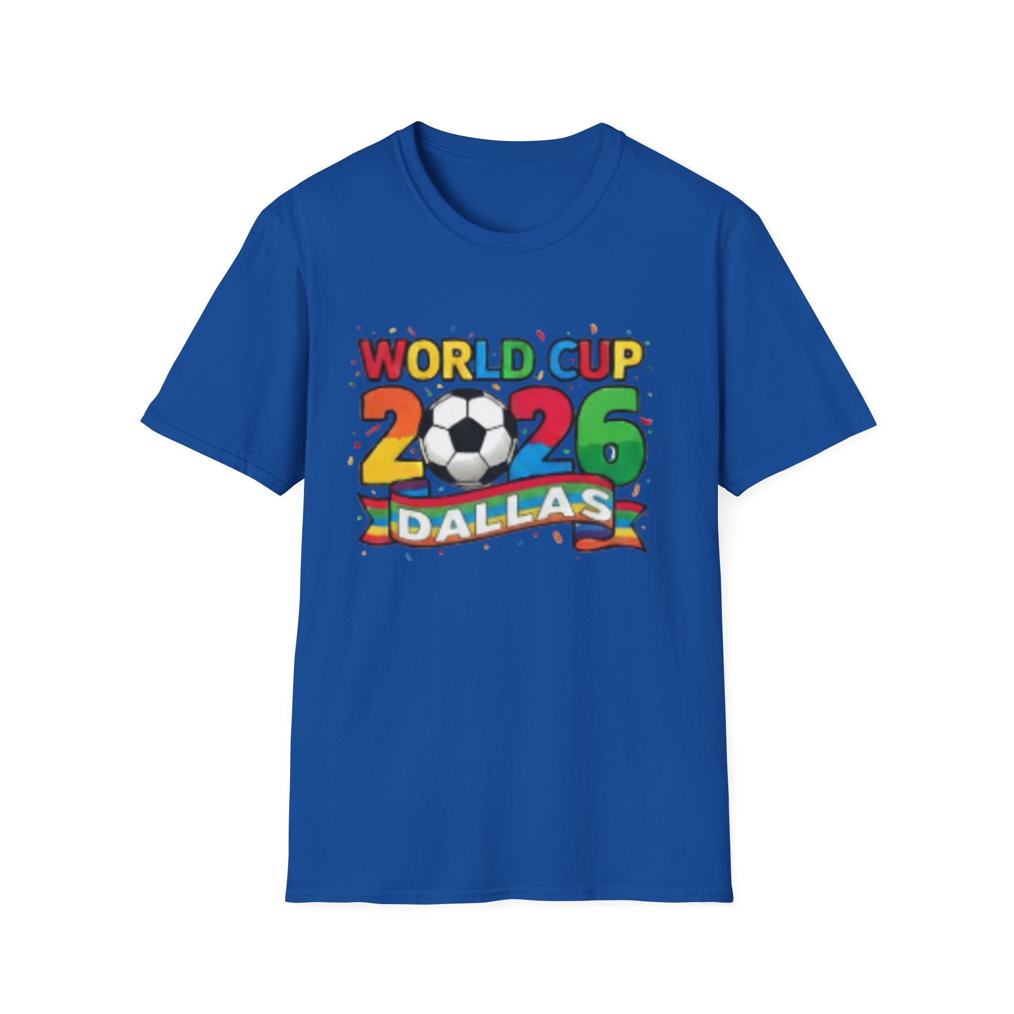 2026 Dallas T-Shirt — Colorful Soccer Fan Tee