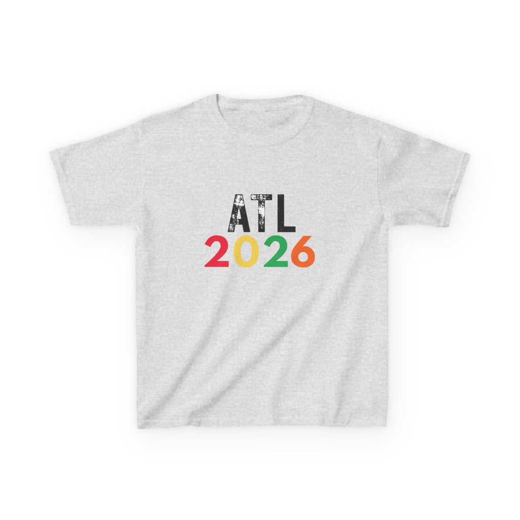 ATL 2026 Kids T‑Shirt – Colorful Atlanta Souvenir Tee