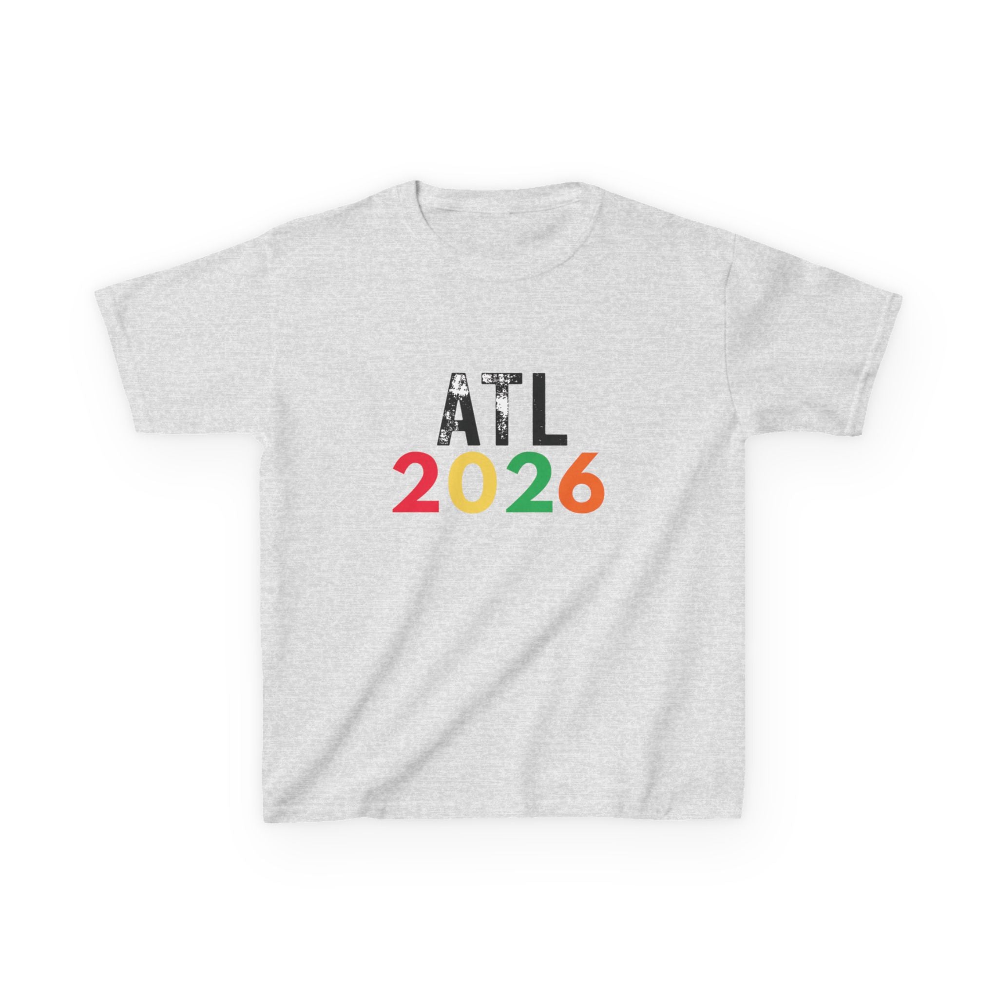 ATL 2026 Kids T‑Shirt – Colorful Atlanta Souvenir Tee