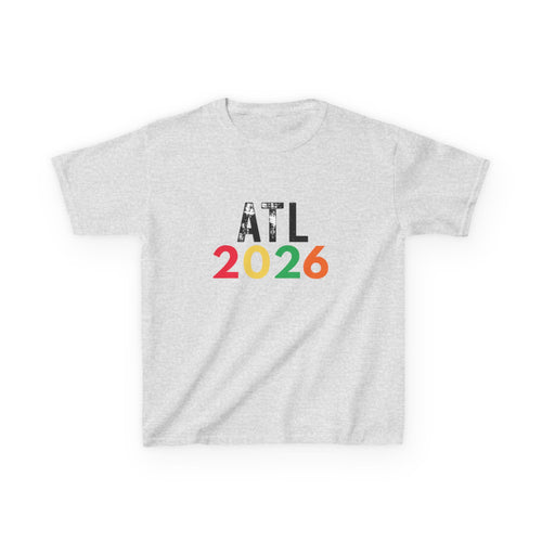 ATL 2026 Kids T‑Shirt – Colorful Atlanta Souvenir Tee