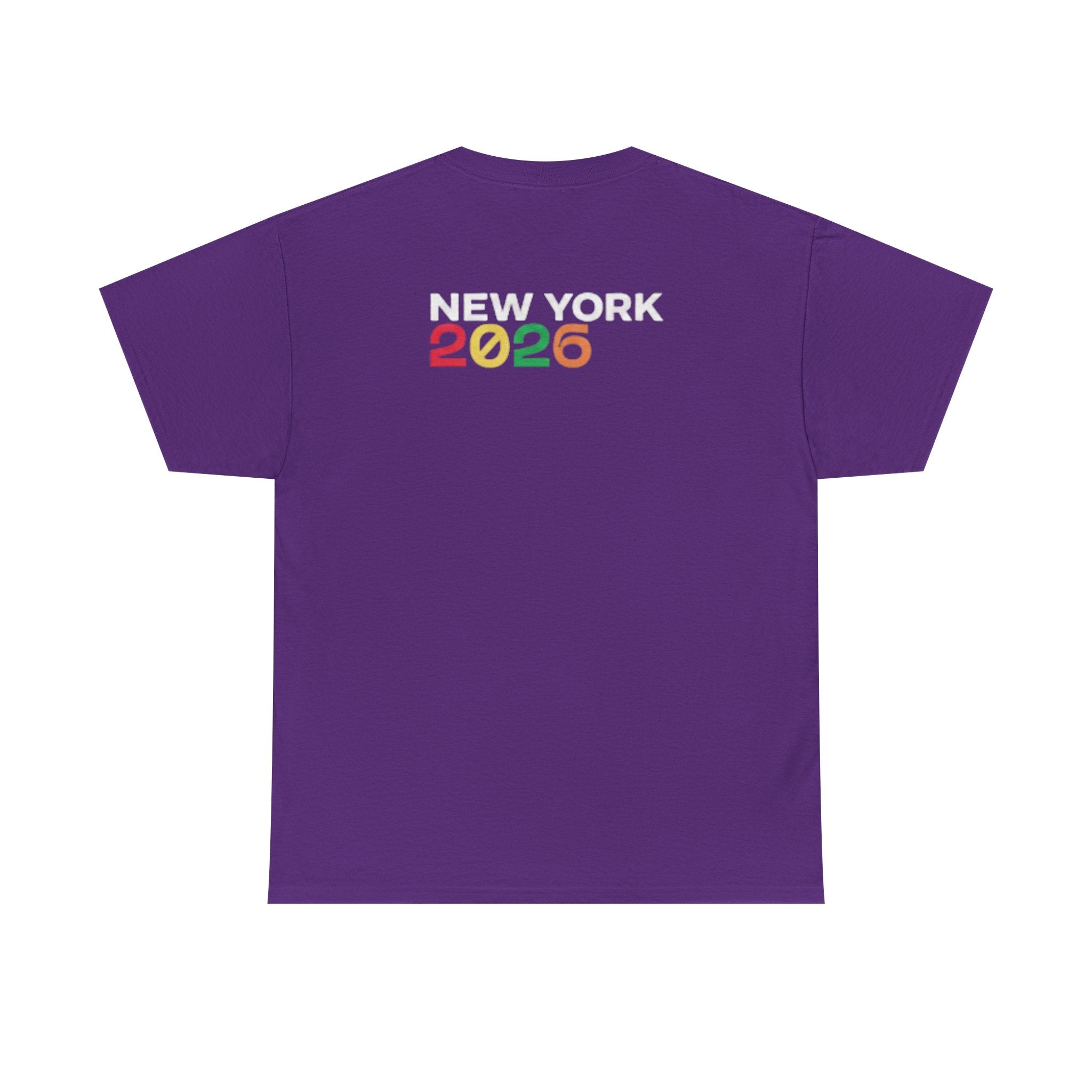T-Shirt — "just here for the futbol" New York 2026 Soccer Fan Tee