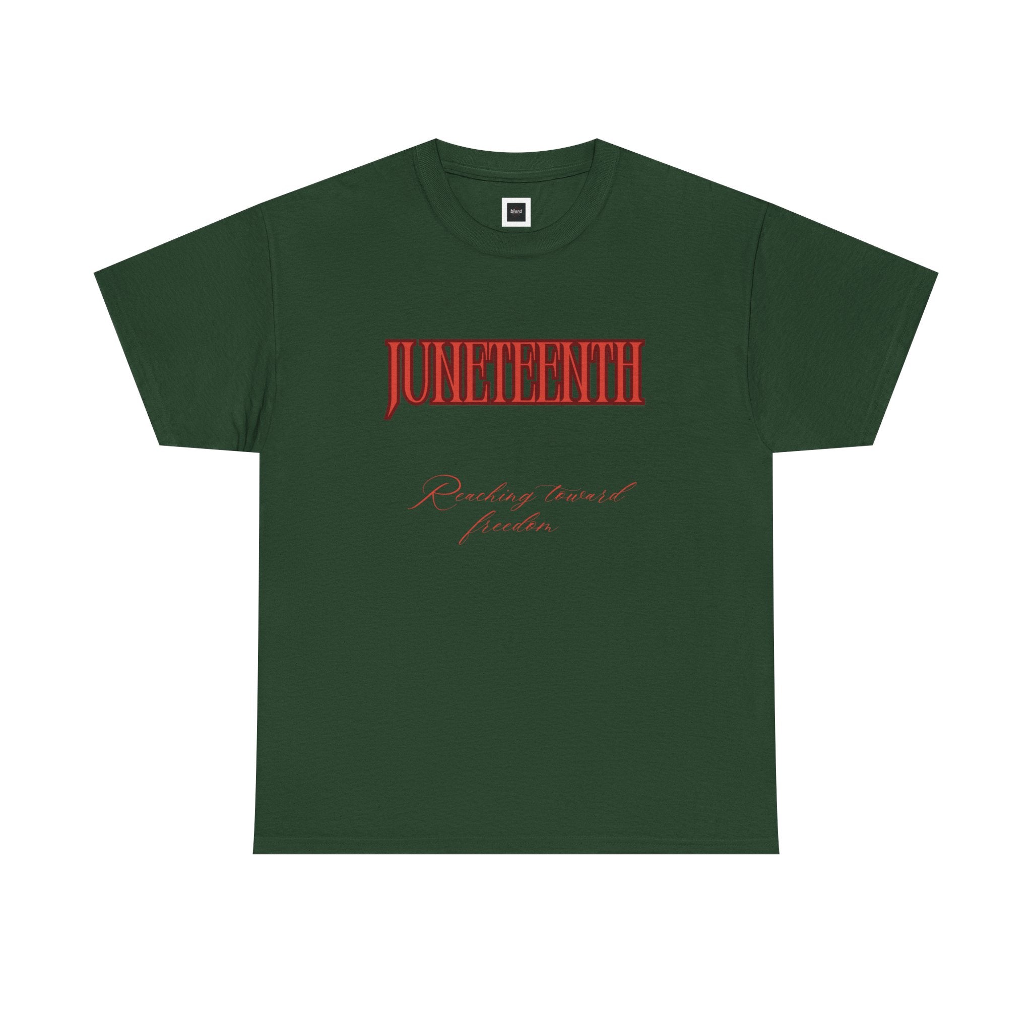 Juneteenth Script Tee | Juneteenth Pride graphic t-shirt
