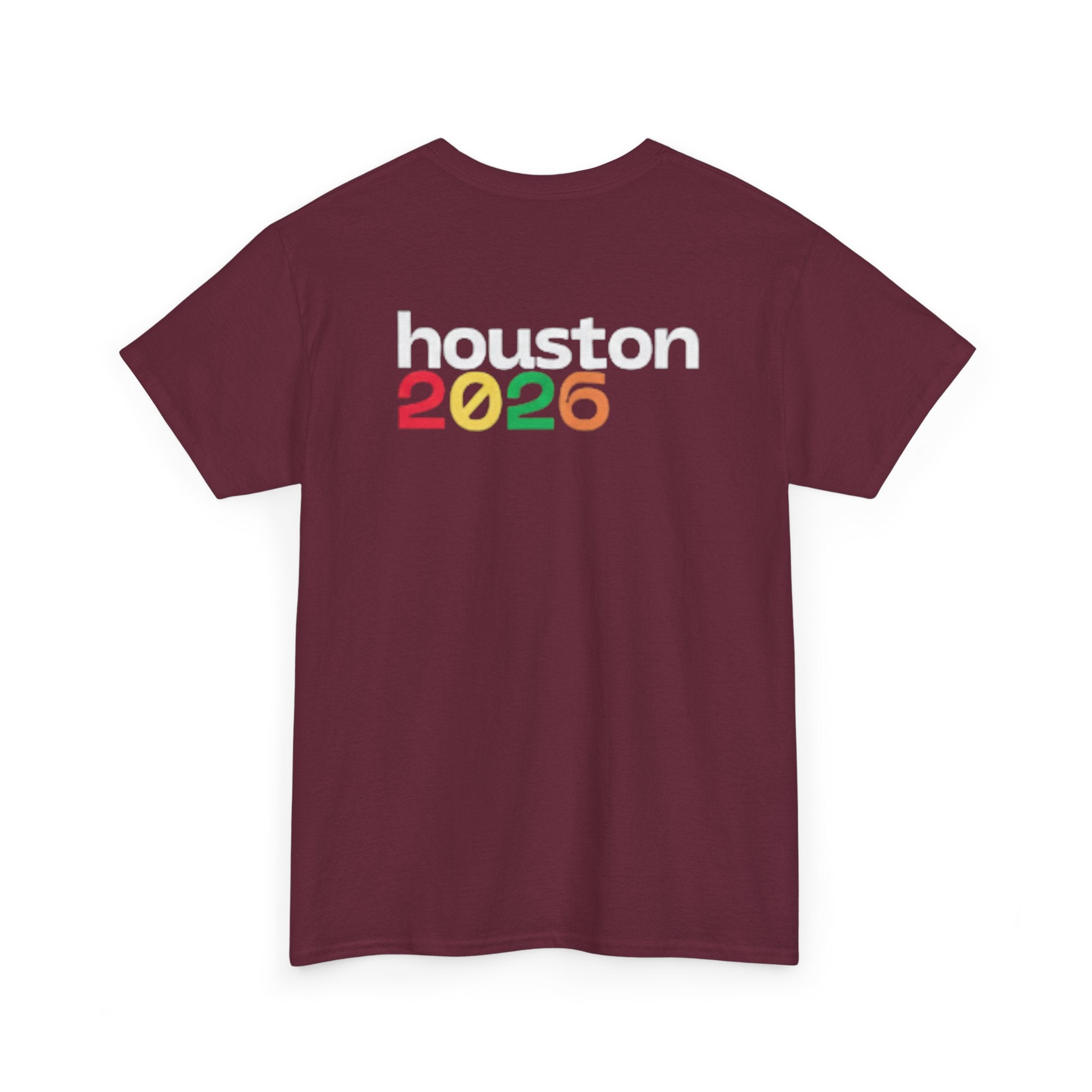 Houston 2026 Soccer Tee — "Just Here for the Futbol" Fan T‑Shirt