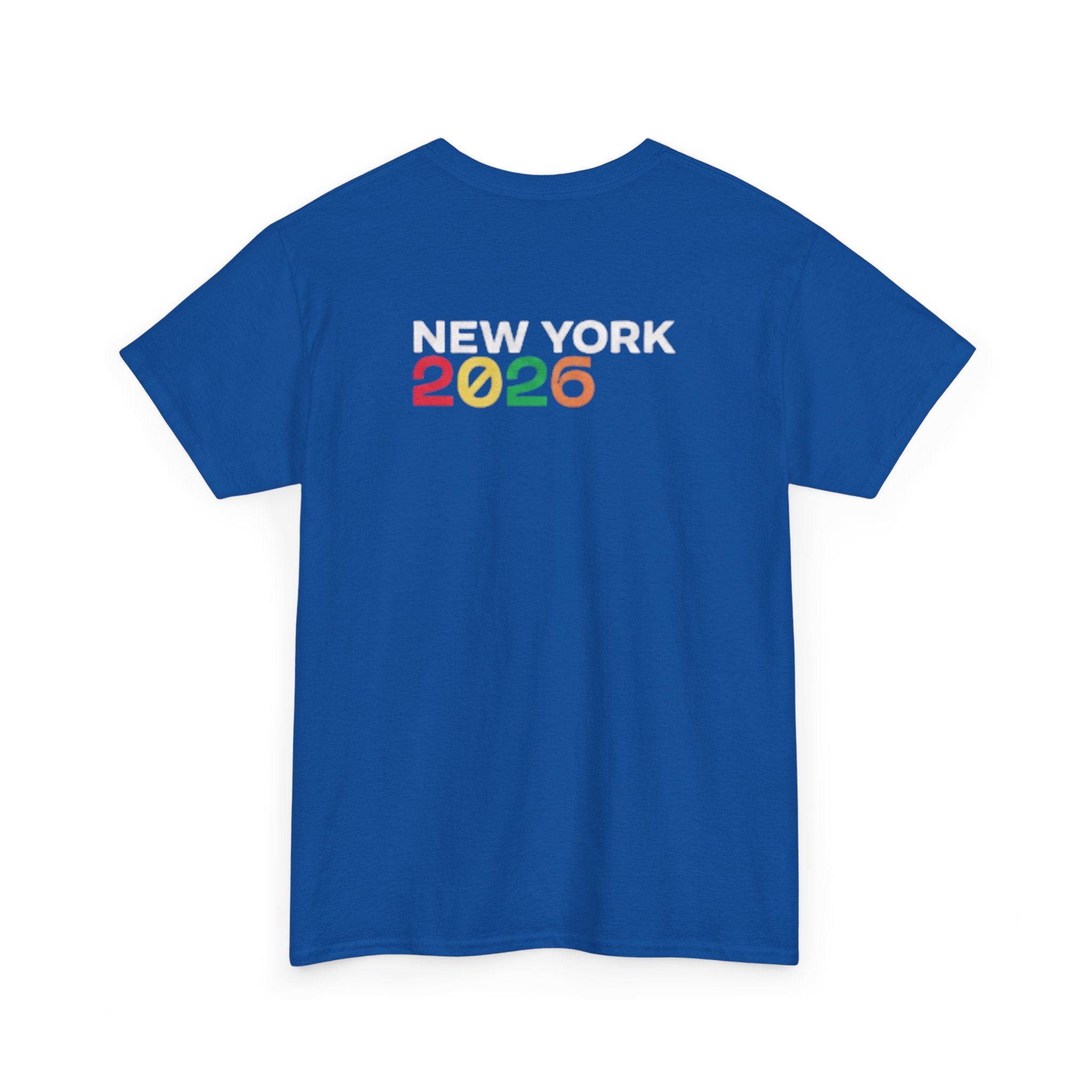 T-Shirt — "just here for the futbol" New York 2026 Soccer Fan Tee