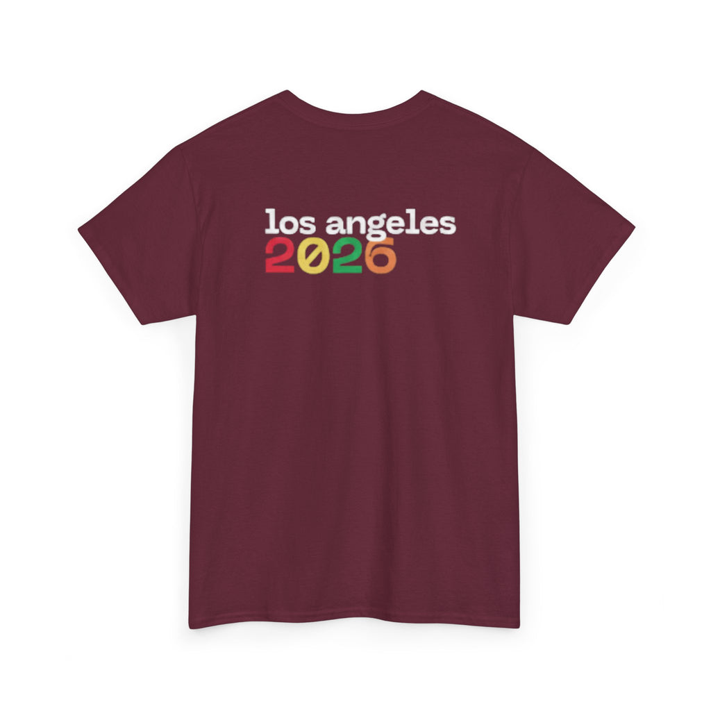 T-Shirt — "Just Here for the Fútbol" Los Angeles 2026 Soccer Fan Tee