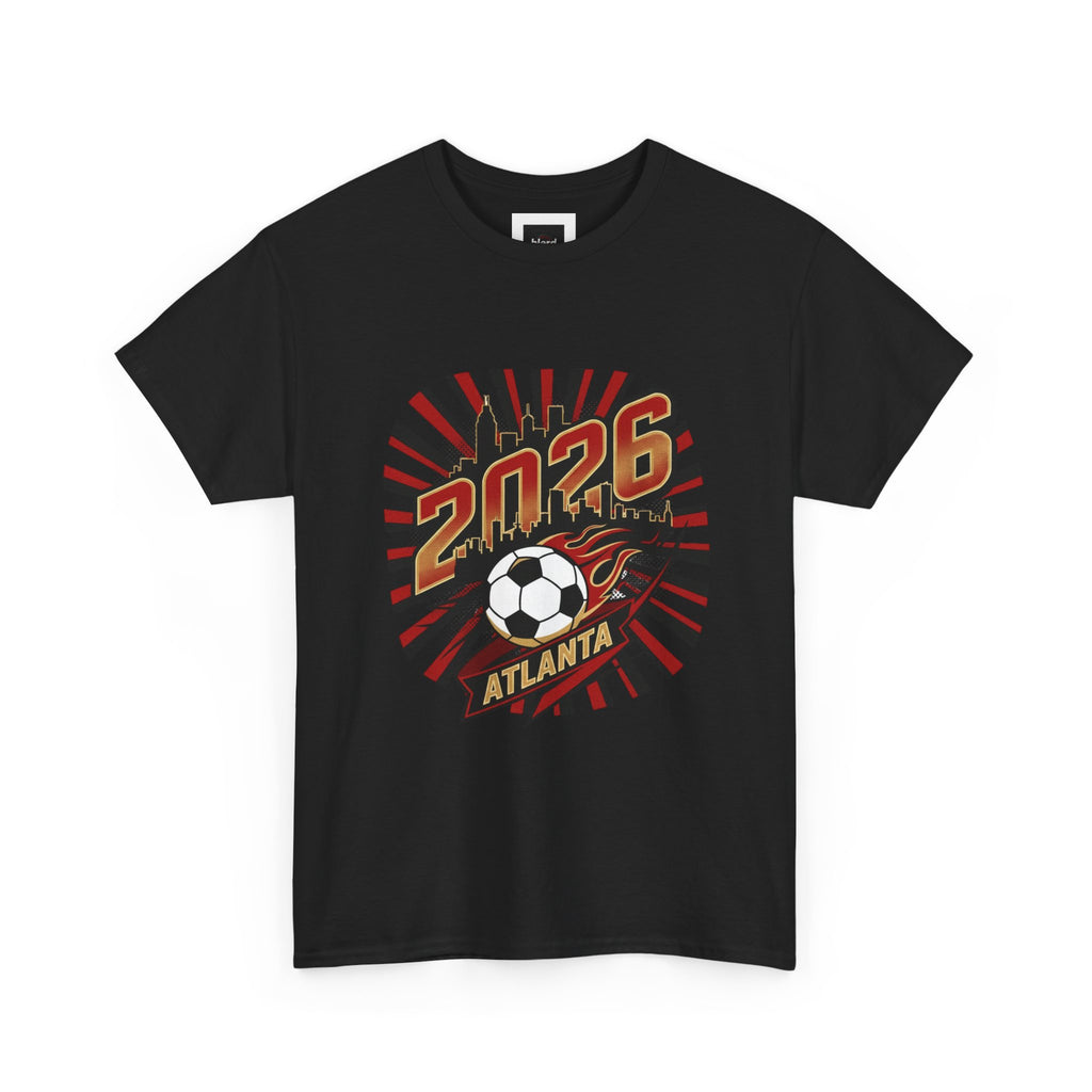 Soccer 2026 Atlanta T-Shirt – Retro Sunburst Design