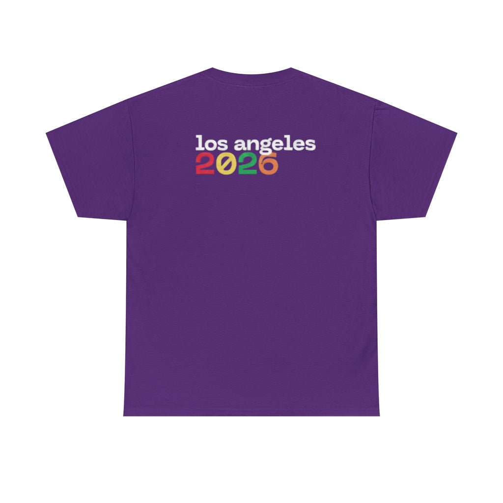 T-Shirt — "Just Here for the Fútbol" Los Angeles 2026 Soccer Fan Tee