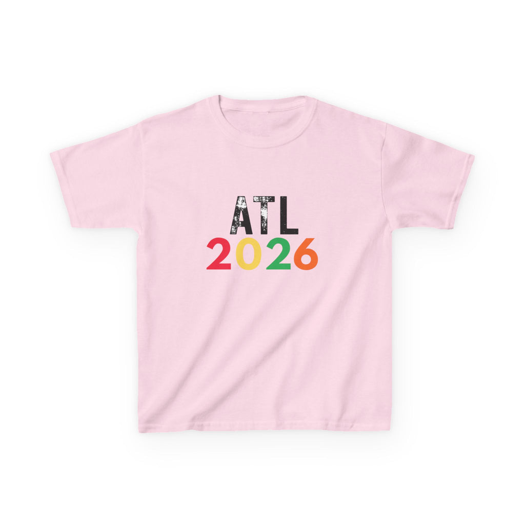 ATL 2026 Kids T‑Shirt – Colorful Atlanta Souvenir Tee