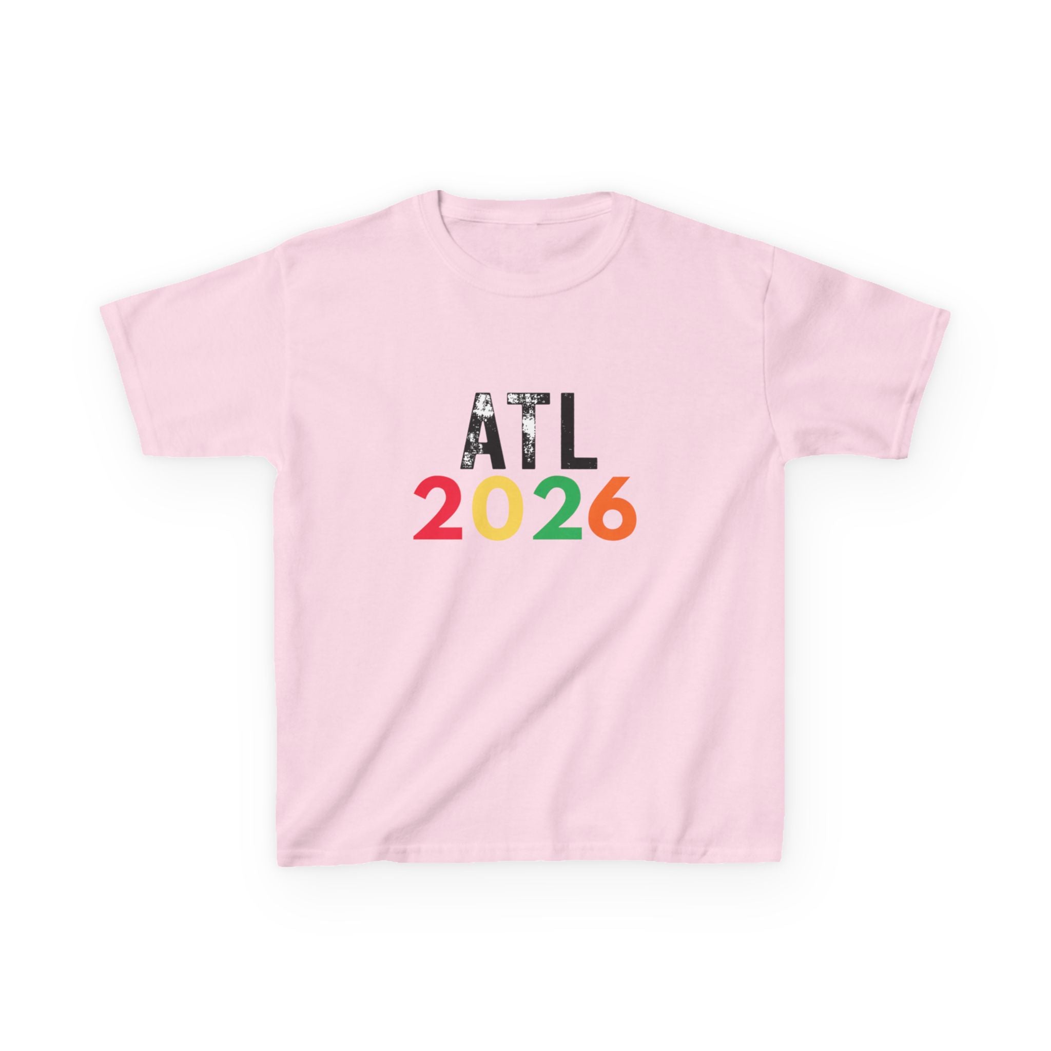 ATL 2026 Kids T‑Shirt – Colorful Atlanta Souvenir Tee