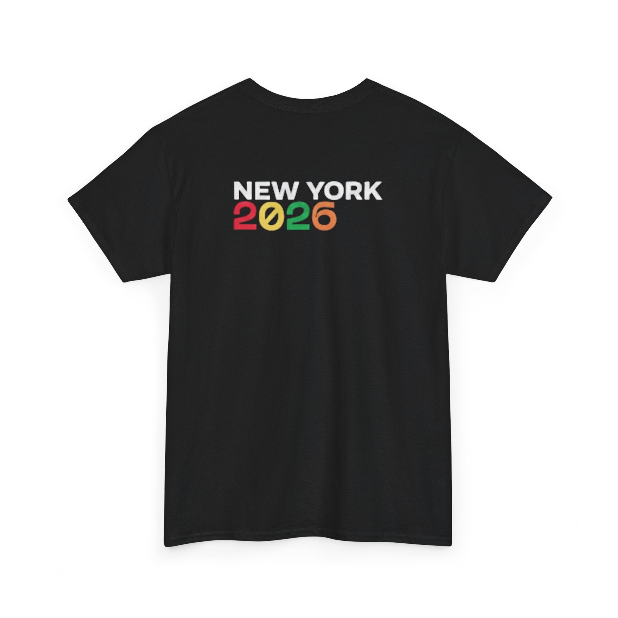 T-Shirt — "just here for the futbol" New York 2026 Soccer Fan Tee