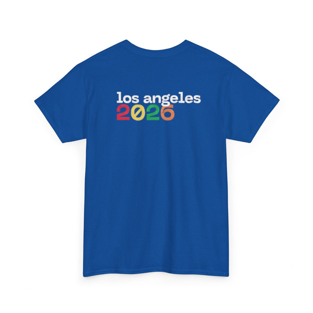 T-Shirt — "Just Here for the Fútbol" Los Angeles 2026 Soccer Fan Tee