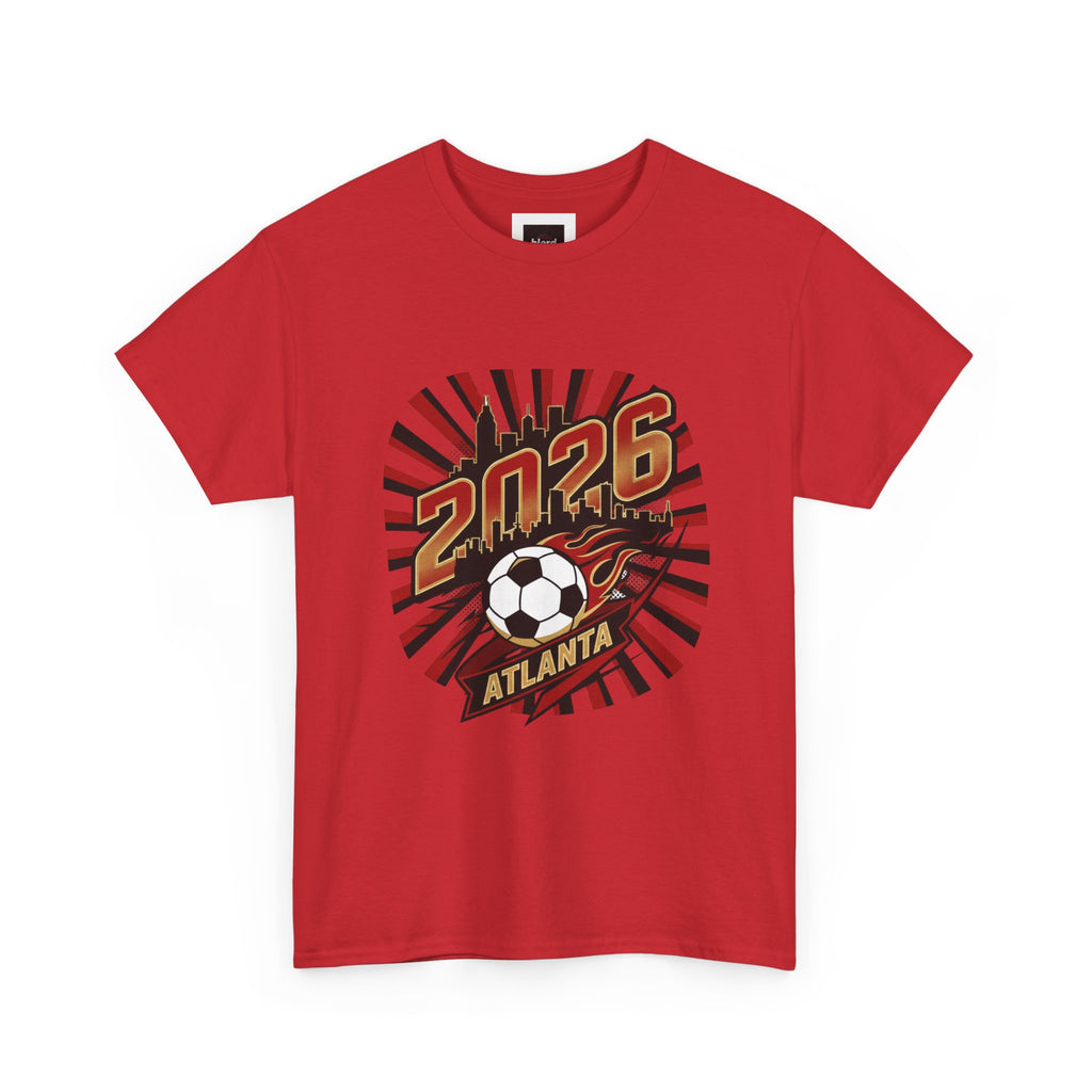 Soccer 2026 Atlanta T-Shirt – Retro Sunburst Design