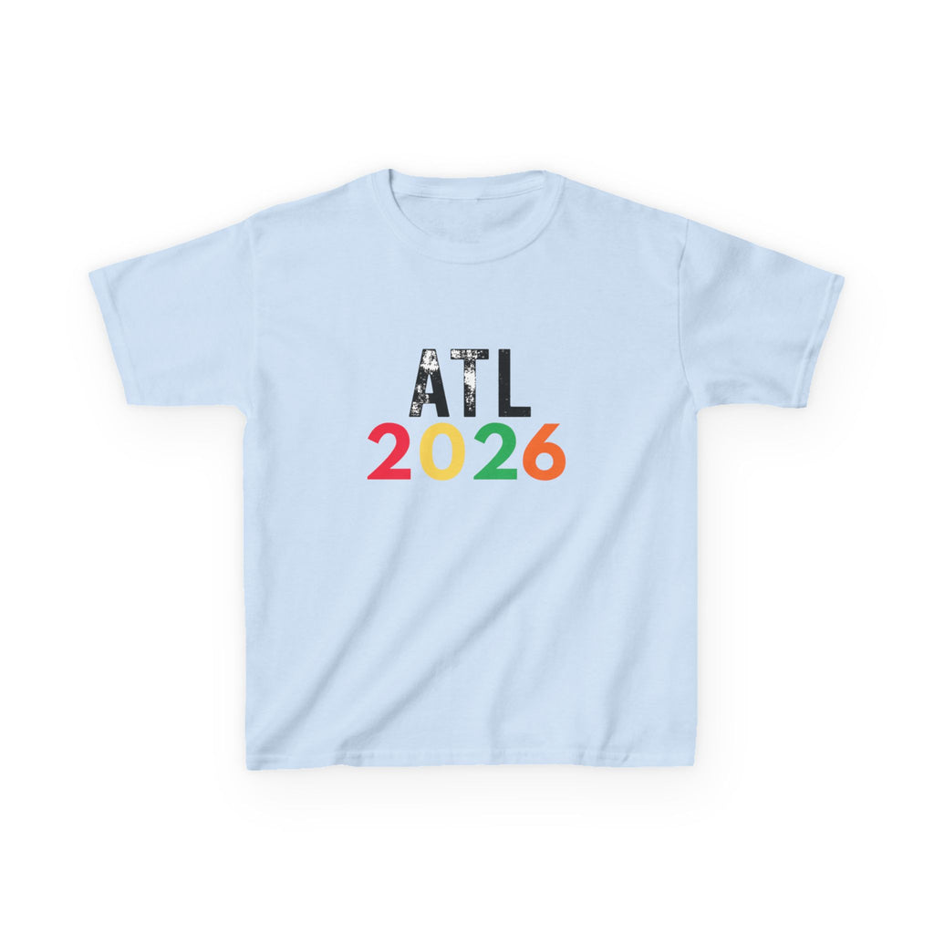 ATL 2026 Kids T‑Shirt – Colorful Atlanta Souvenir Tee