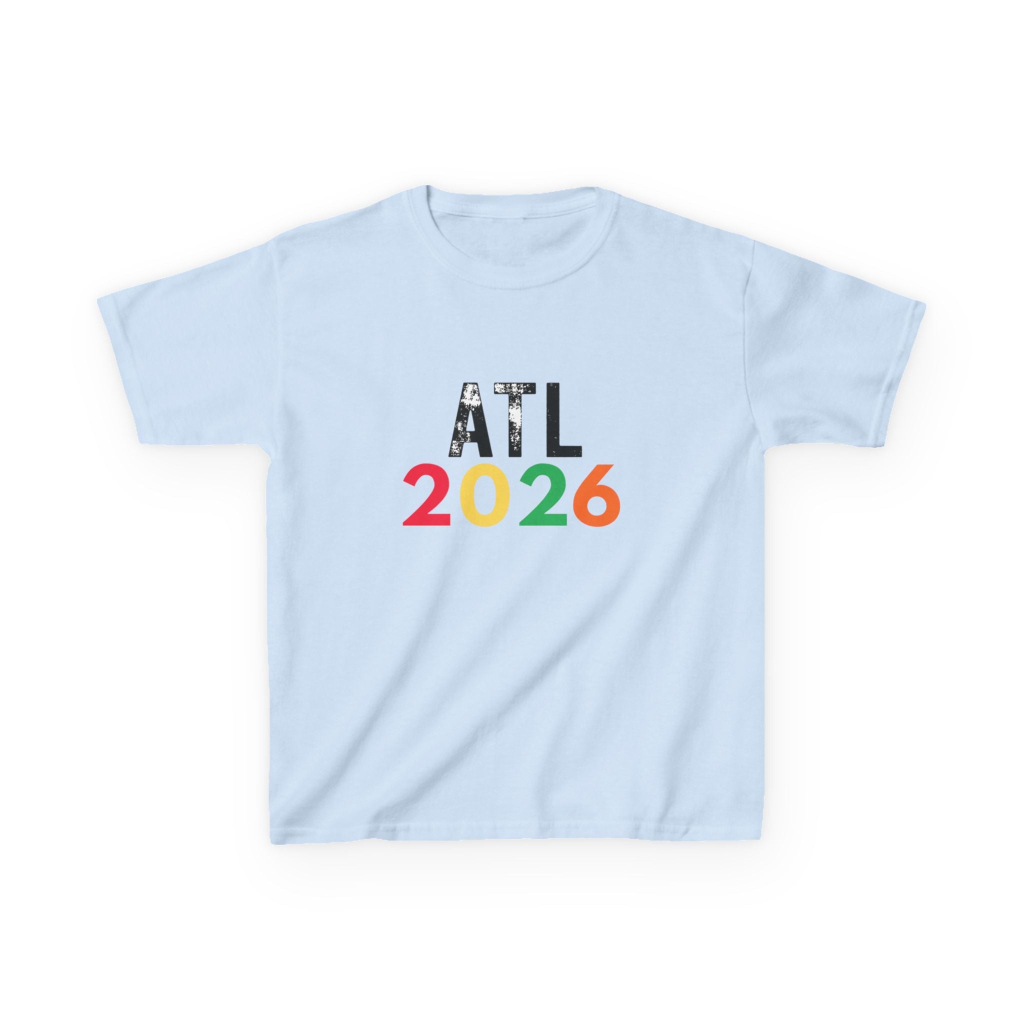ATL 2026 Kids T‑Shirt – Colorful Atlanta Souvenir Tee