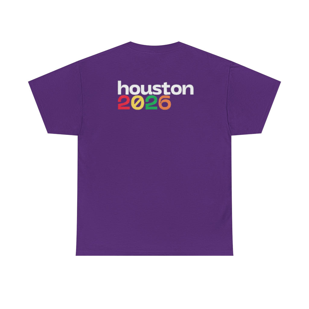Houston 2026 Soccer Tee — "Just Here for the Futbol" Fan T‑Shirt