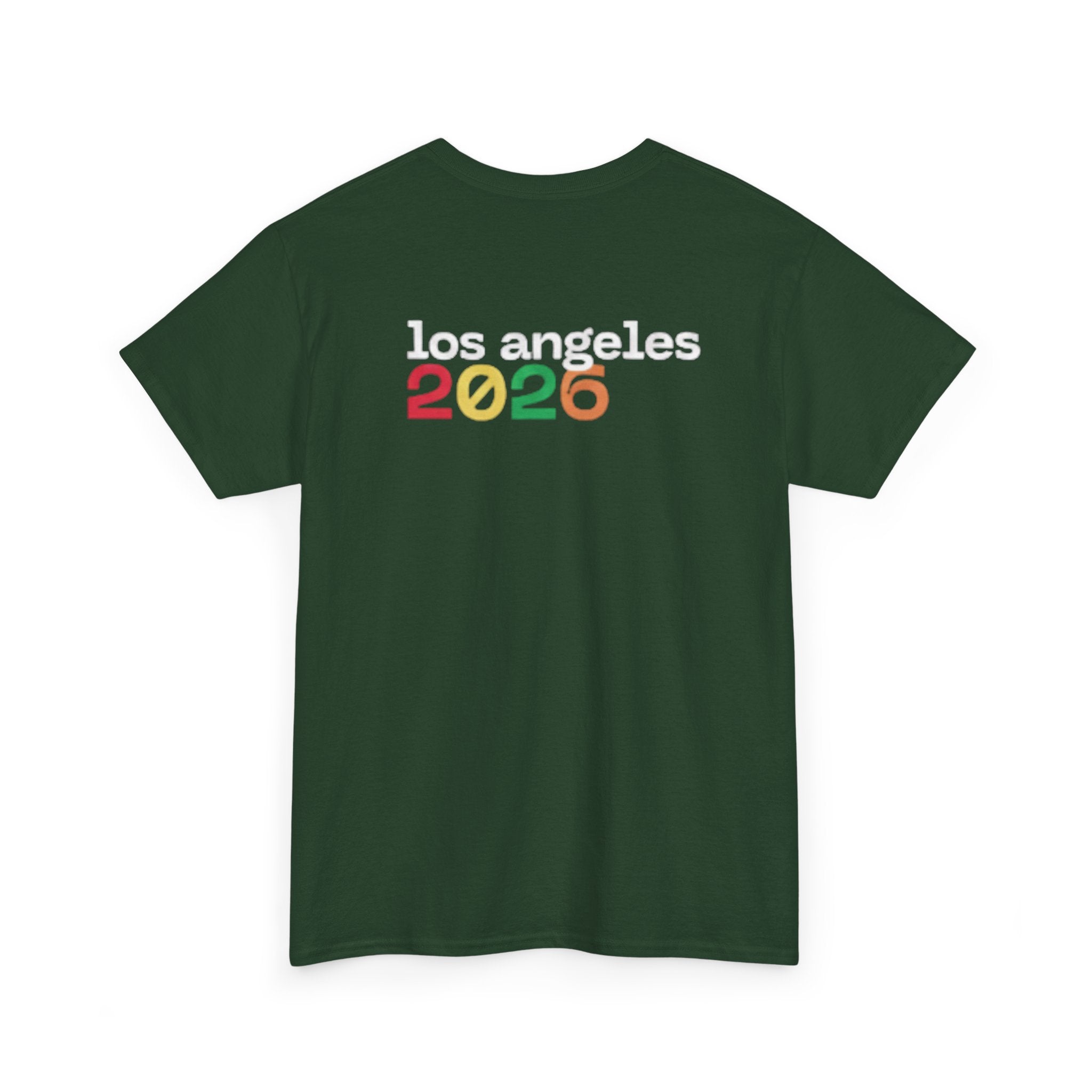 T-Shirt — "Just Here for the Fútbol" Los Angeles 2026 Soccer Fan Tee