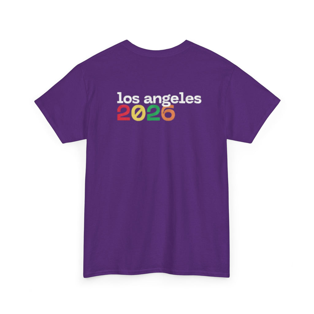 T-Shirt — "Just Here for the Fútbol" Los Angeles 2026 Soccer Fan Tee