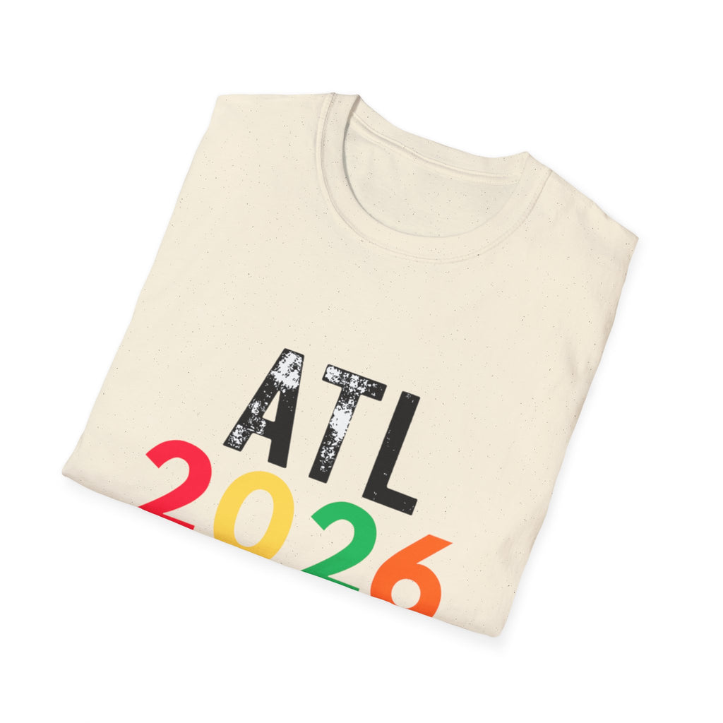ATL 2026 T-Shirt — Colorful Atlanta Year Tee