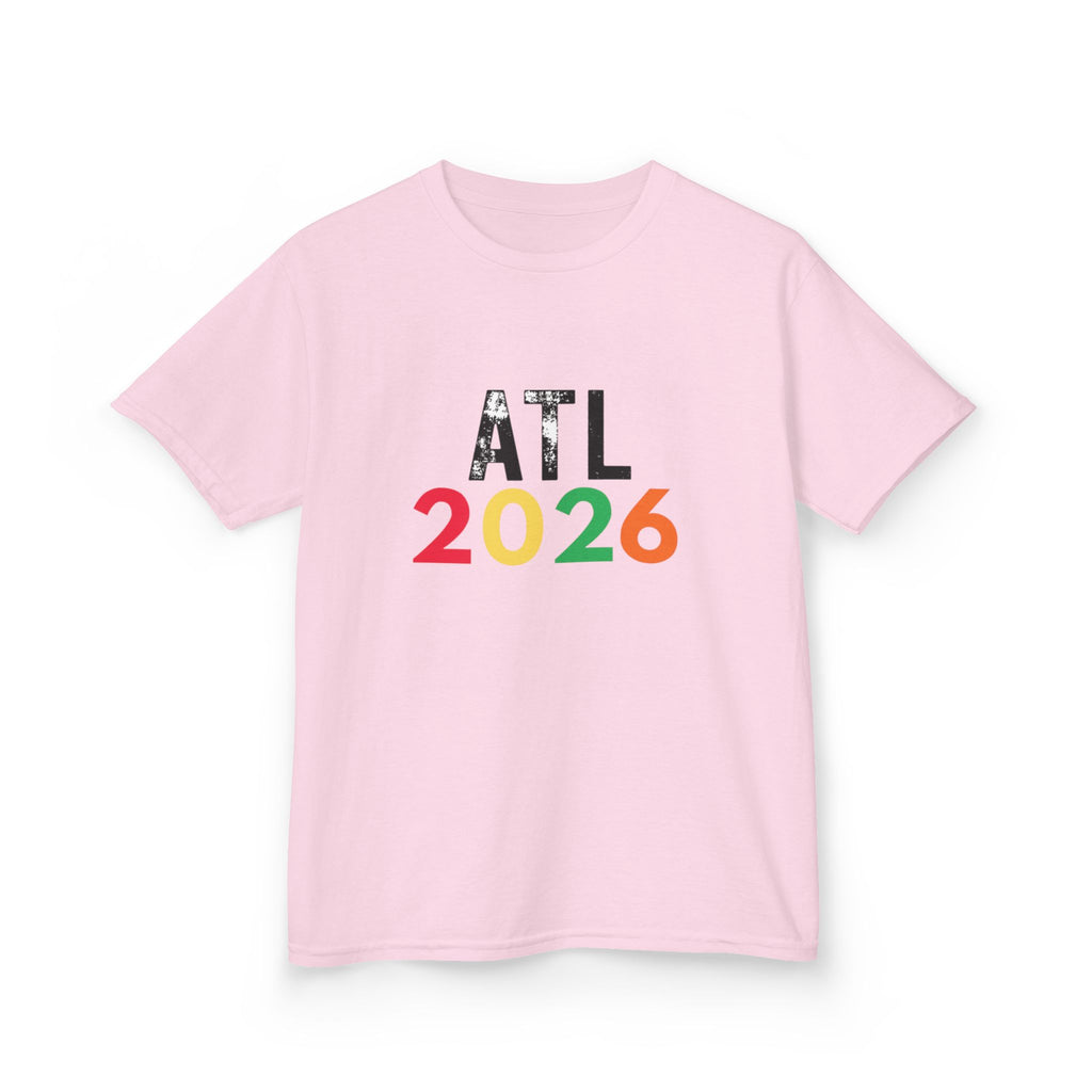 ATL 2026 Kids T‑Shirt – Colorful Atlanta Souvenir Tee