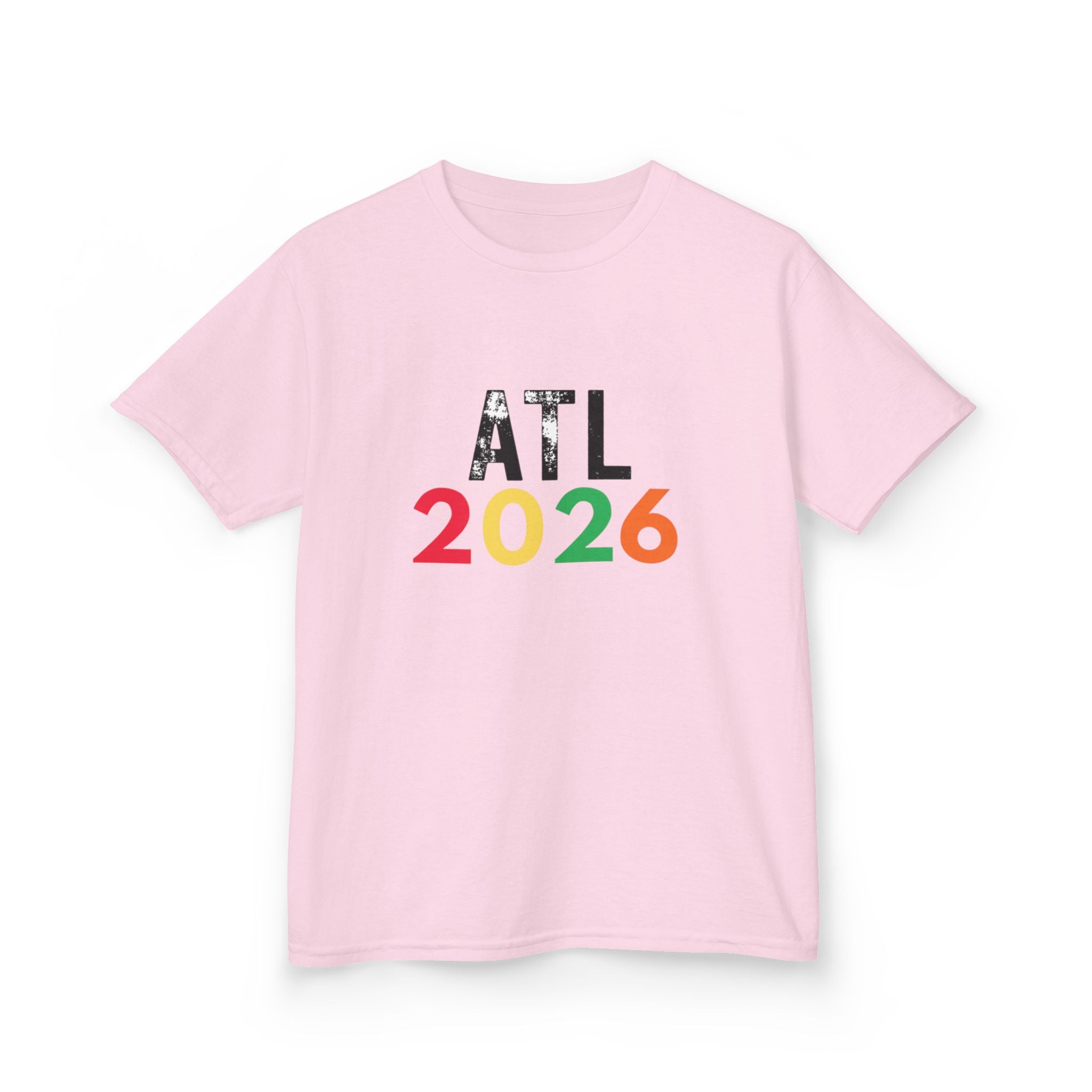 ATL 2026 Kids T‑Shirt – Colorful Atlanta Souvenir Tee