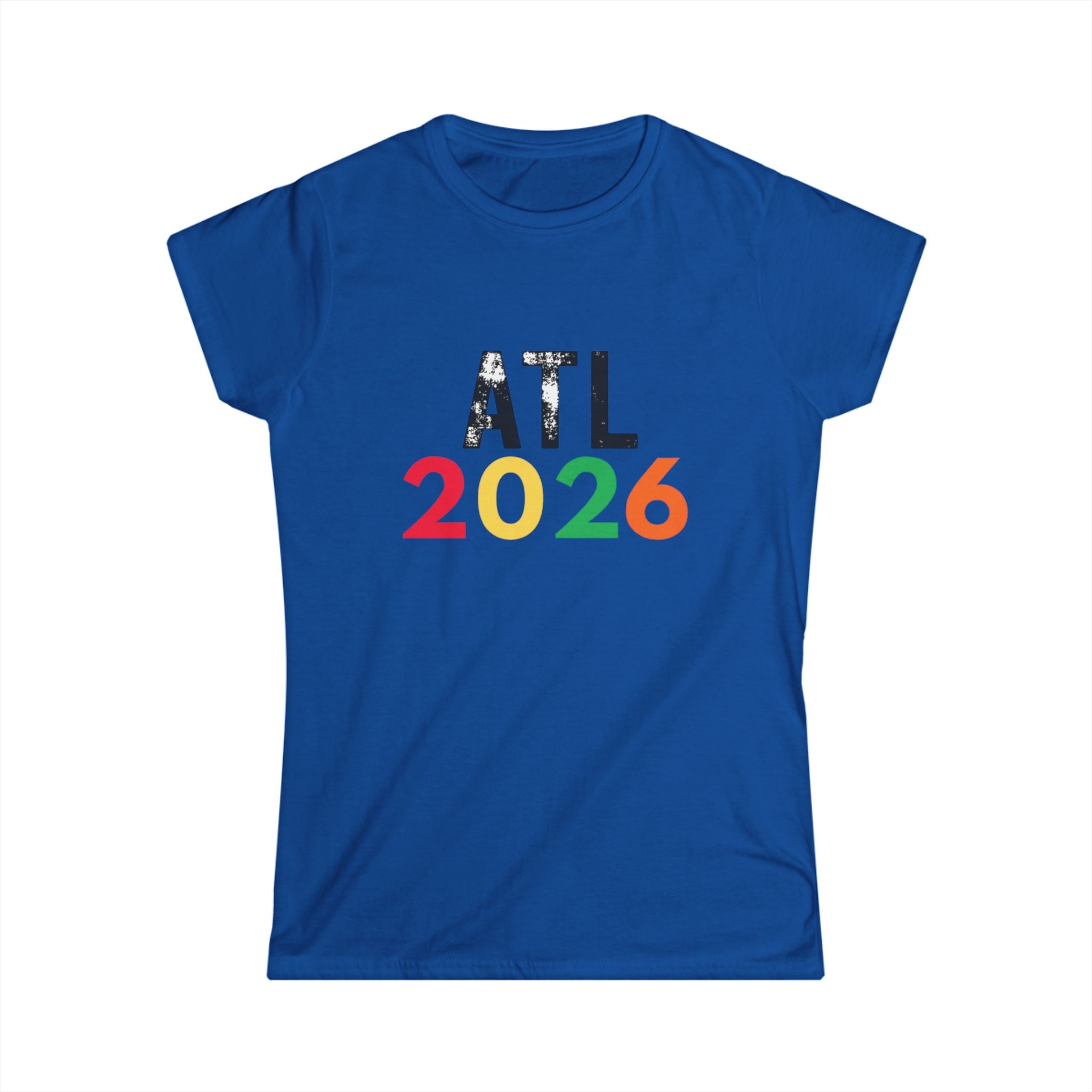 ATL 2026 Women’s Tee — Colorful Atlanta Souvenir T‑Shirt