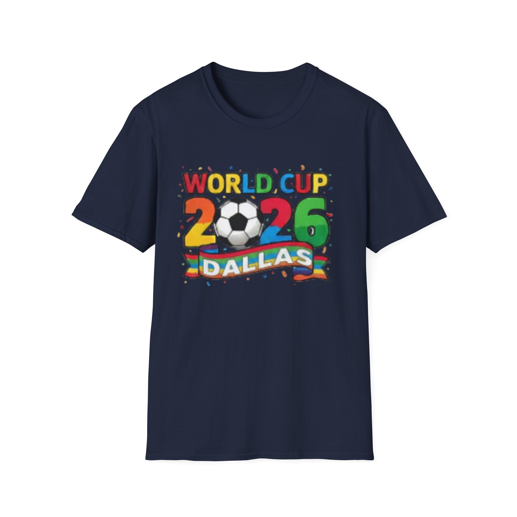2026 Dallas T-Shirt — Colorful Soccer Fan Tee