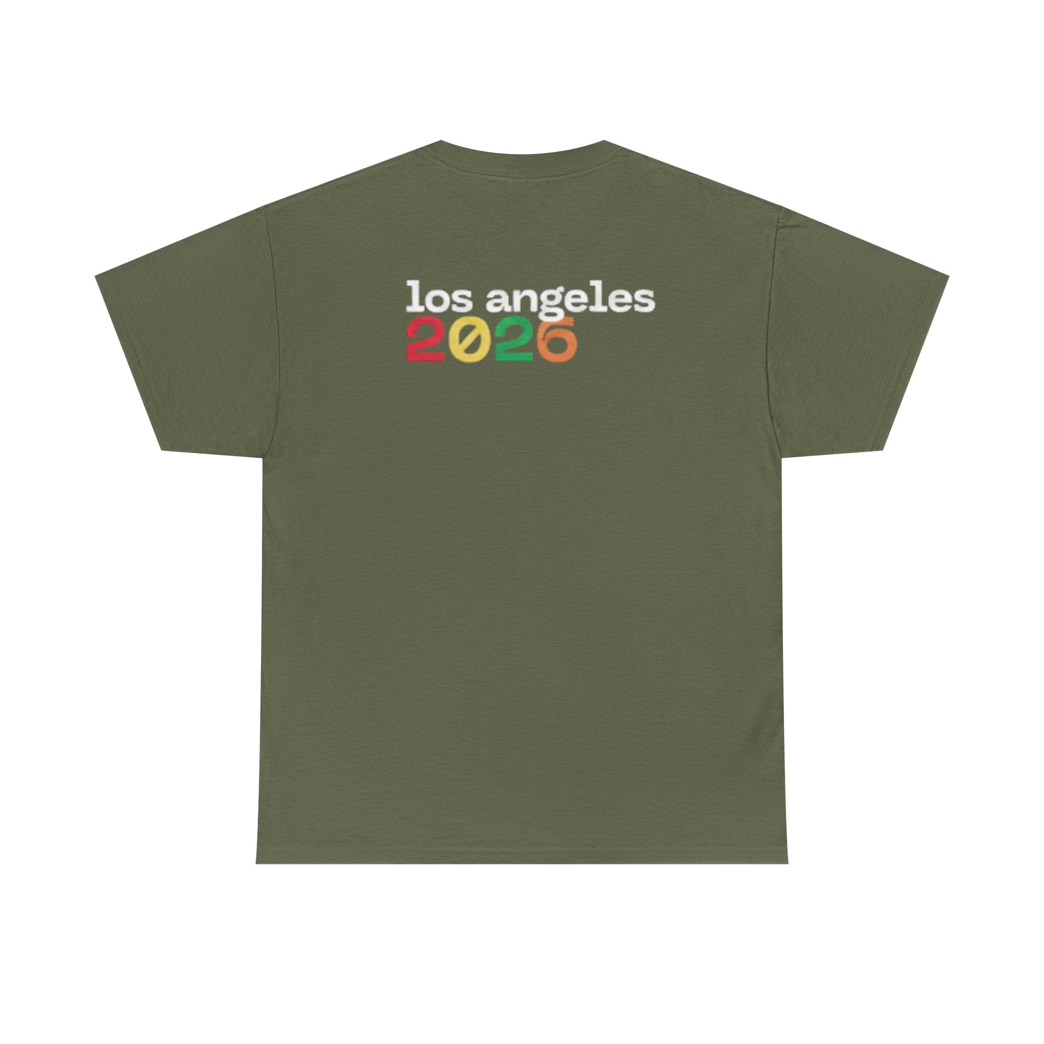 T-Shirt — "Just Here for the Fútbol" Los Angeles 2026 Soccer Fan Tee