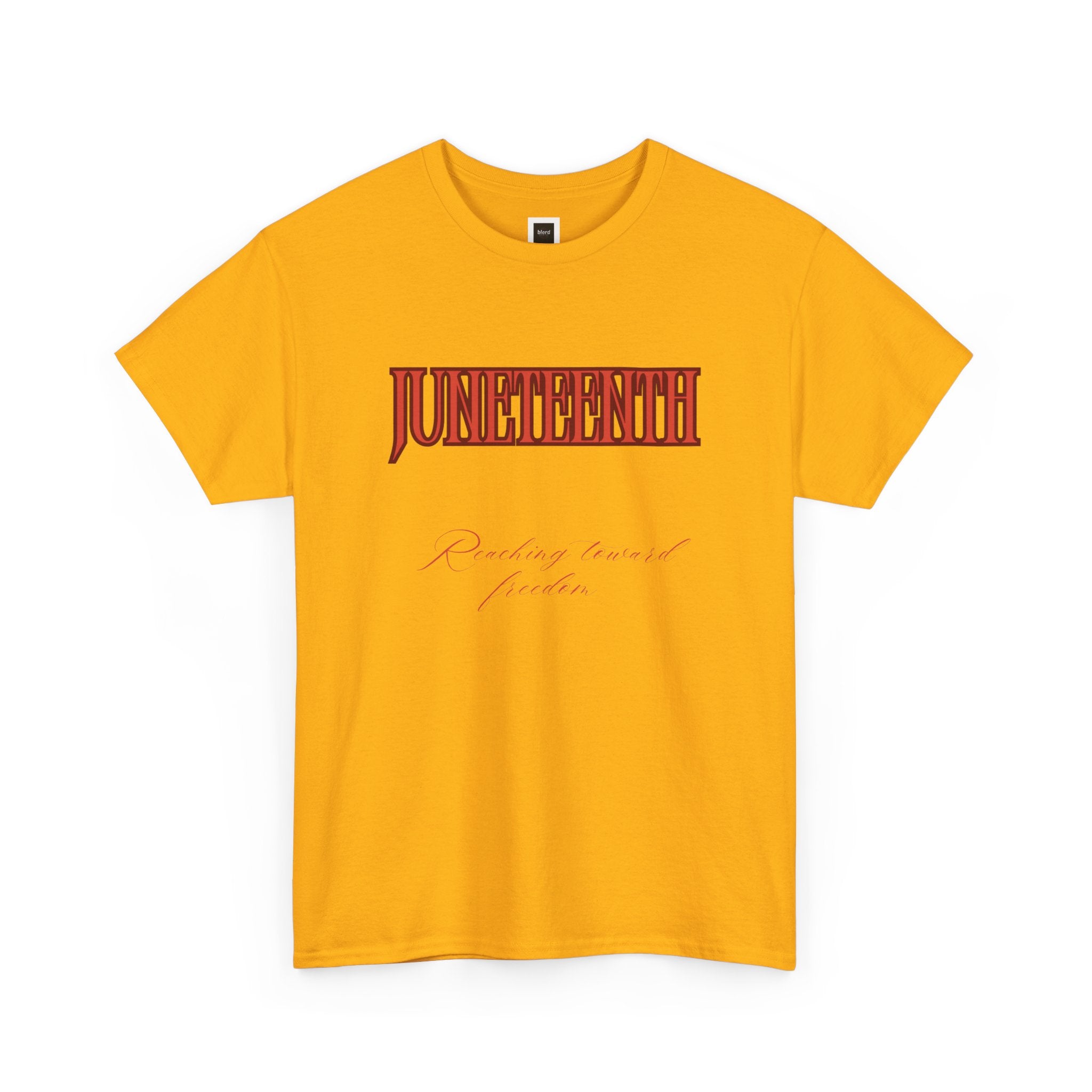 Juneteenth Script Tee | Juneteenth Pride graphic t-shirt