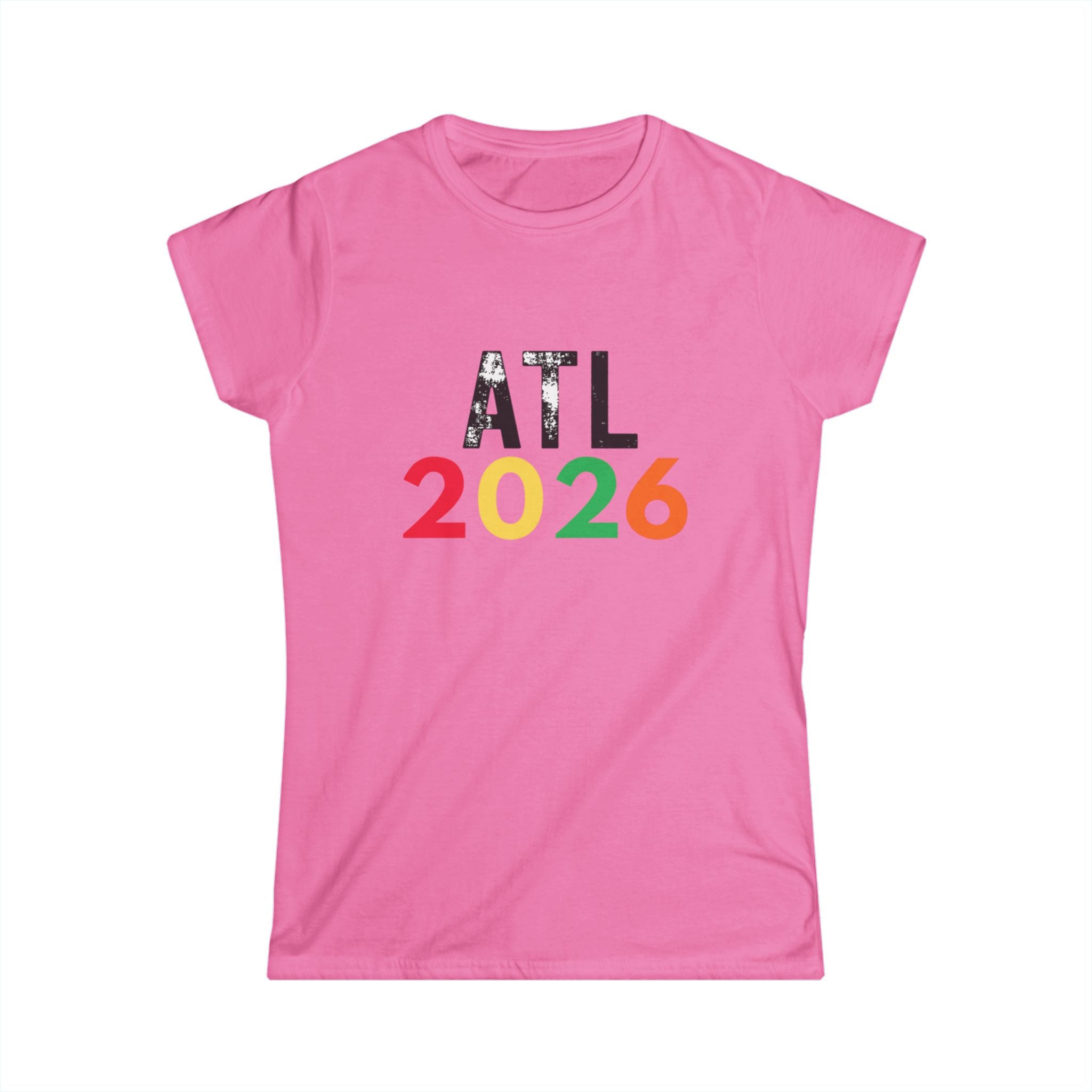 ATL 2026 Women’s Tee — Colorful Atlanta Souvenir T‑Shirt